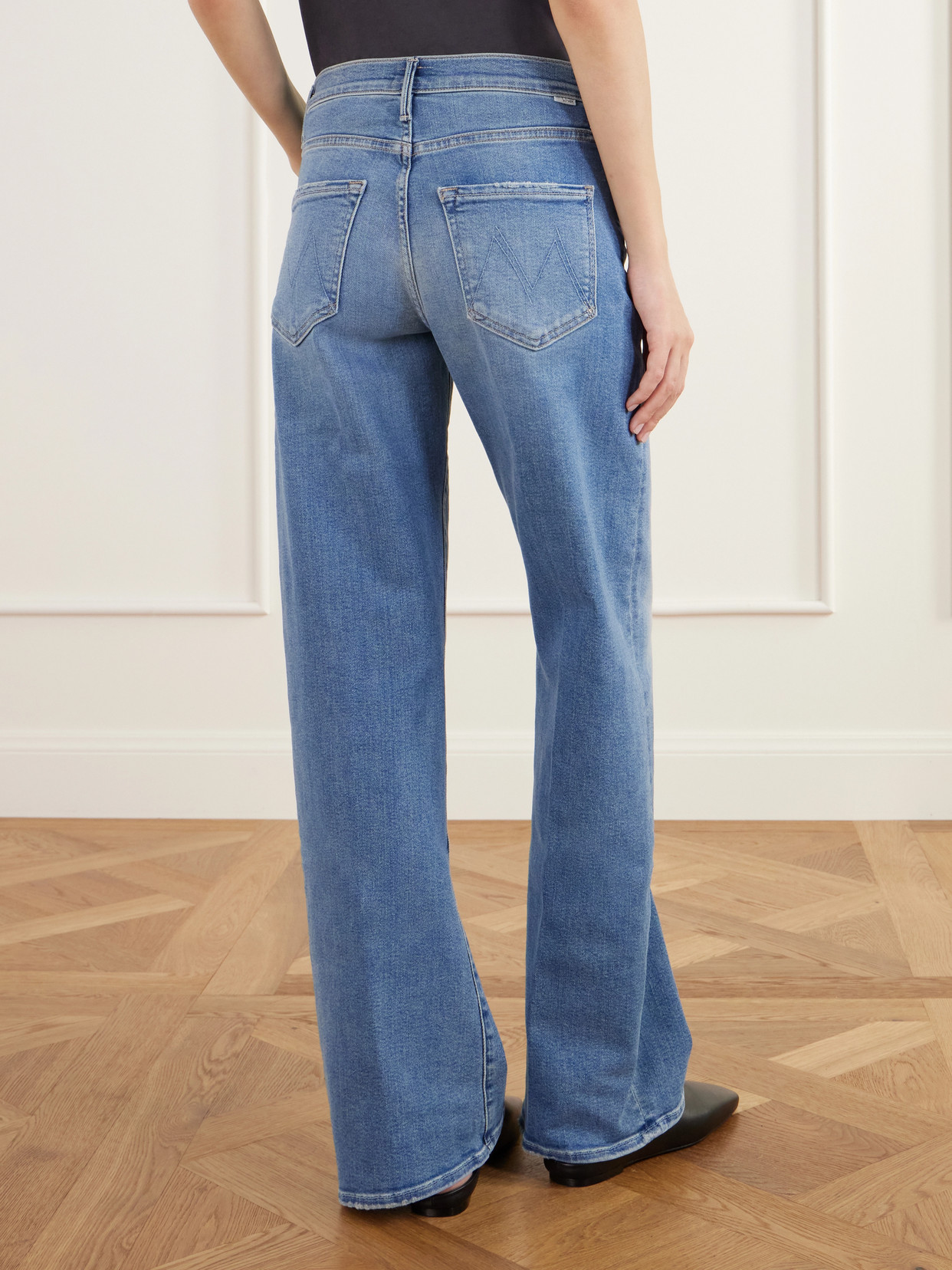 The Lasso Sneak Mid-Rise Wide- Leg