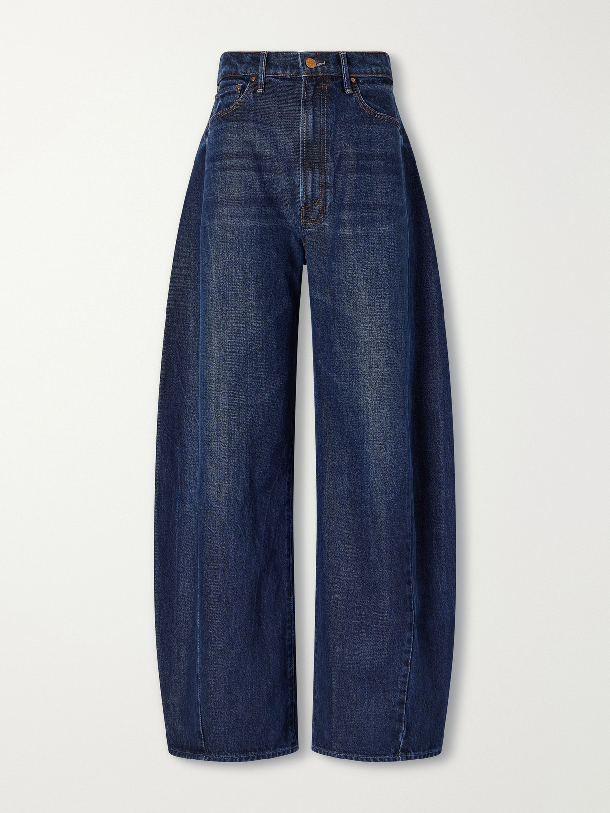 The Spoonful Nerdy Mid-Rise Barrel-Leg Jeans