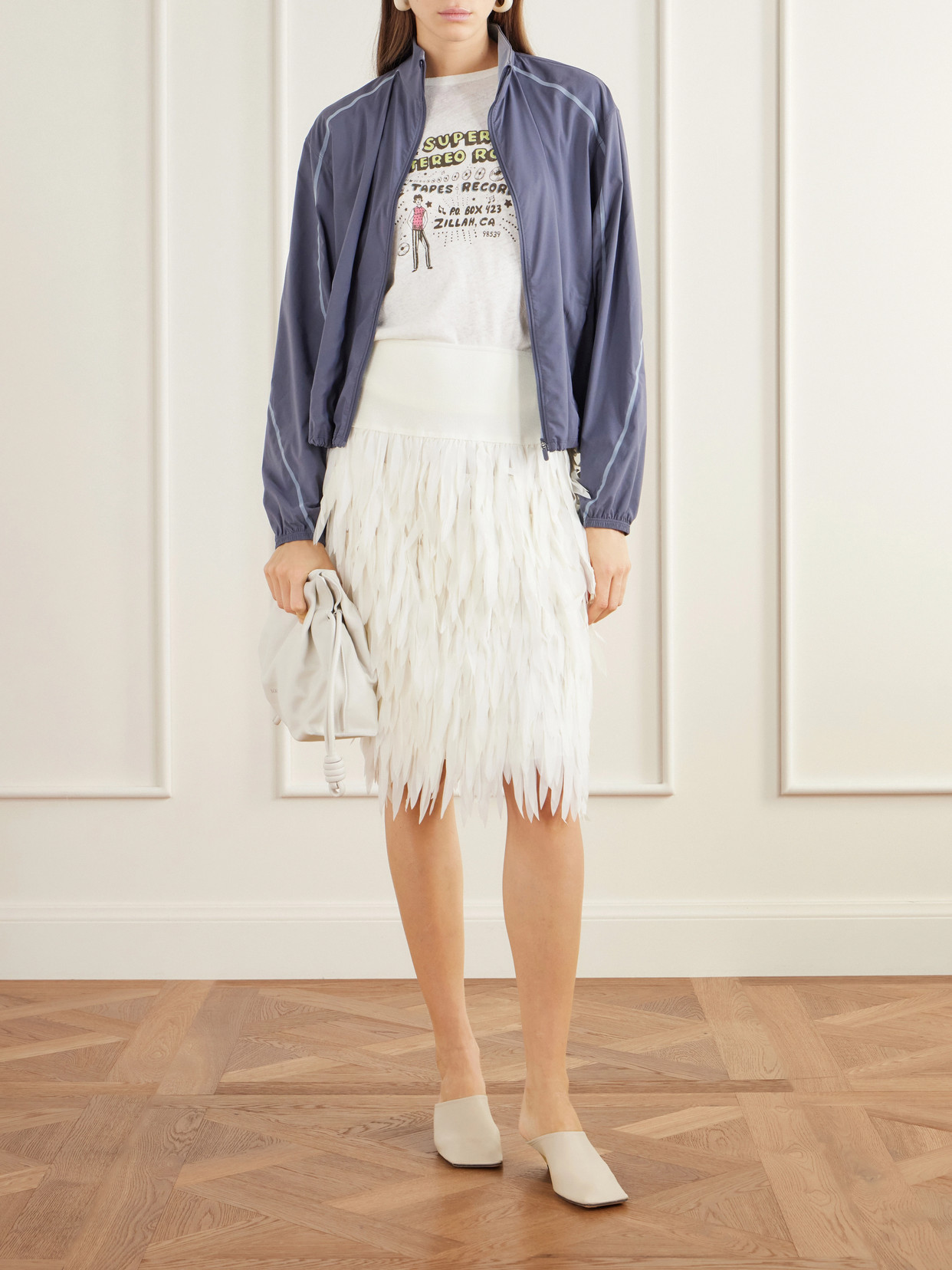 The Sinful Printed Cotton And Linen-Blend Jersey T-Shirt