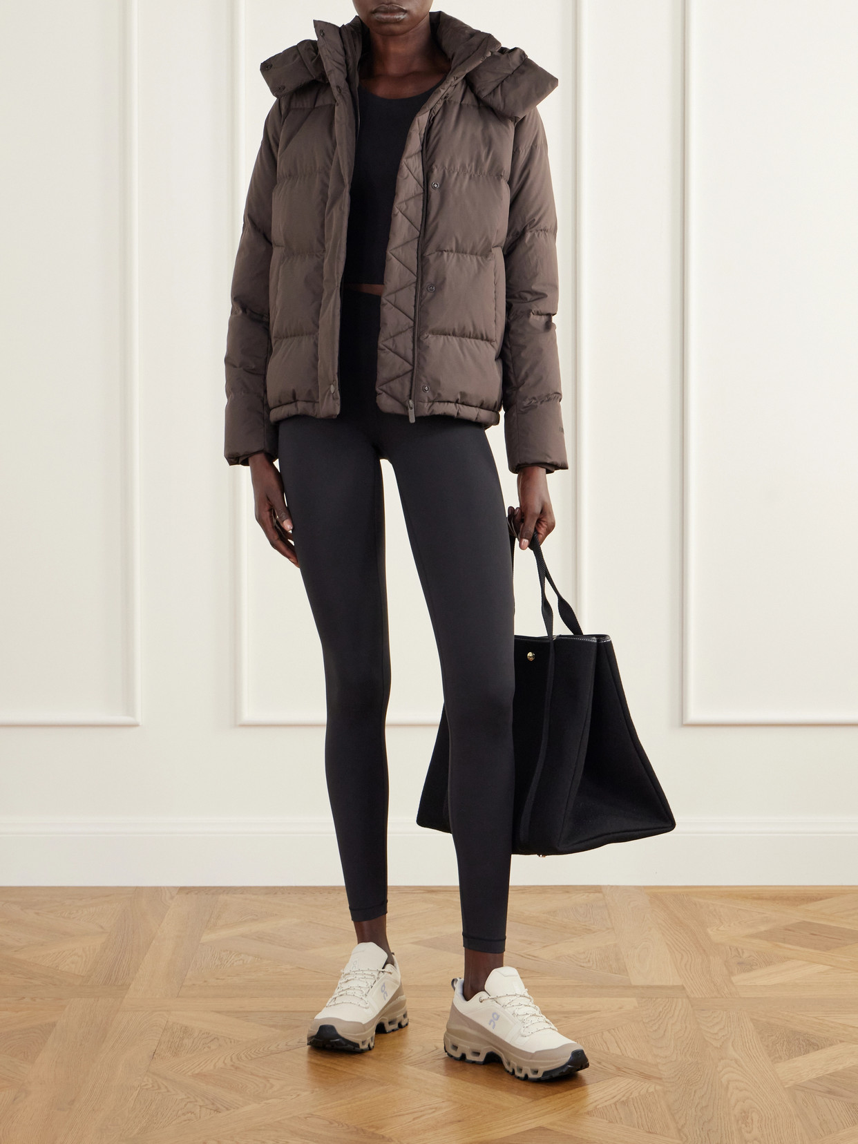 Wunder Hooded Quilted Shell Down Jacket