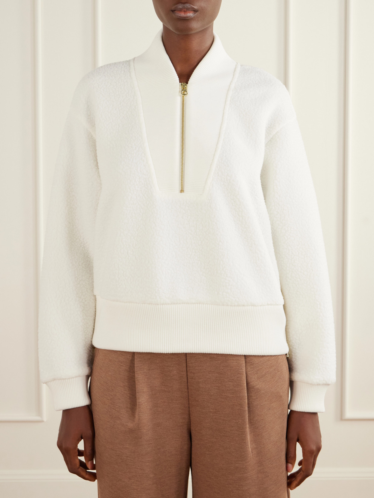 Mumford Recycled-Fleece Half-Zip Sweatshirt