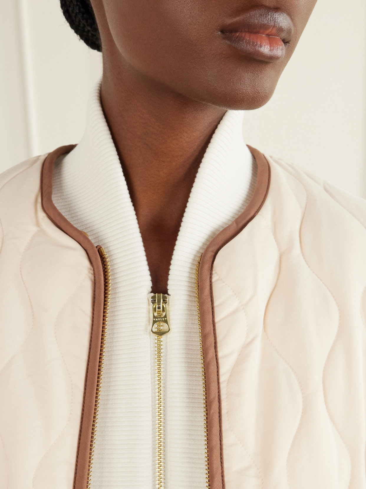 Bartley Plush-Trimmed Padded Quilted Jacket