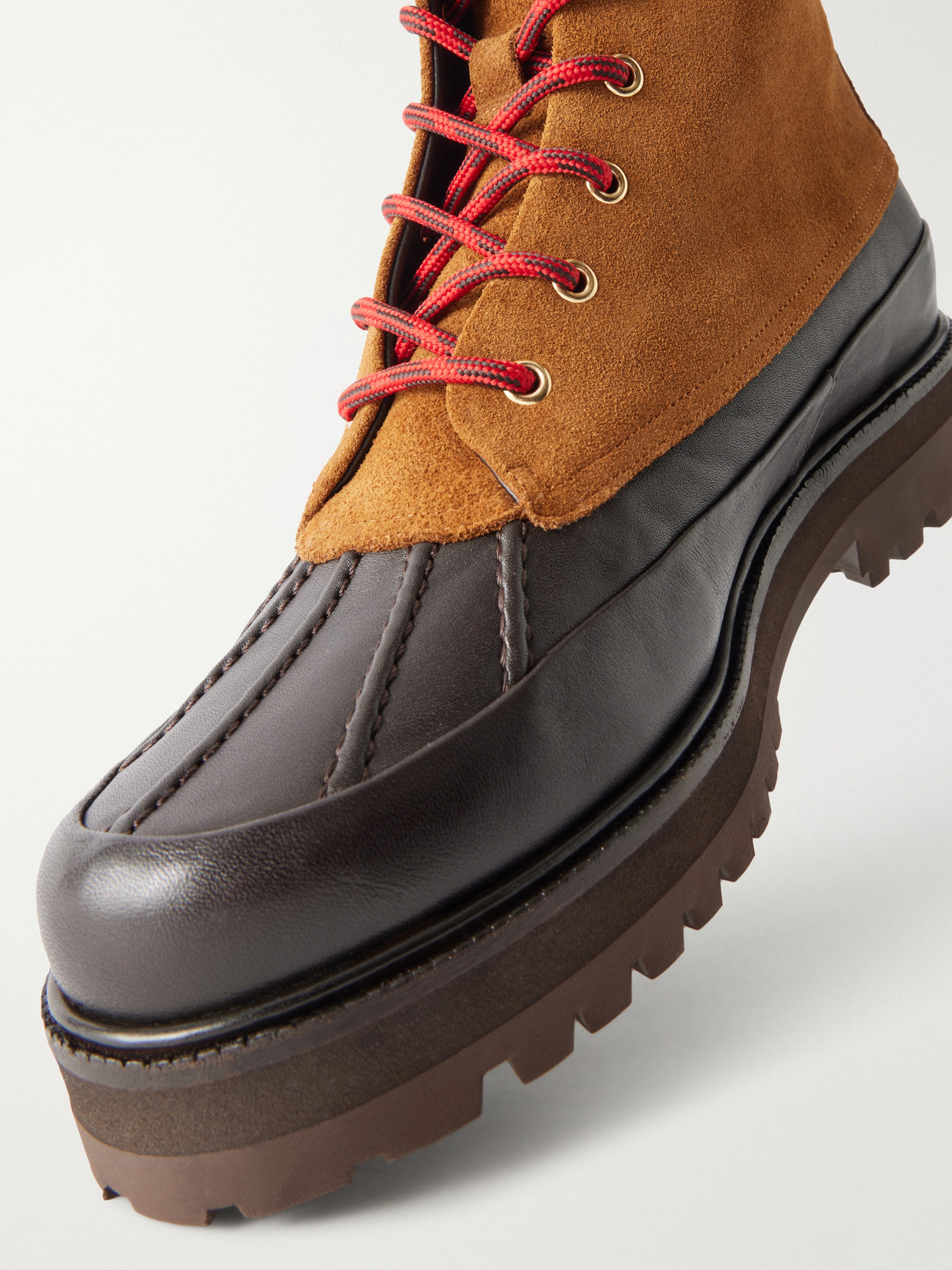 Silo Two-Tone Ankle Boots