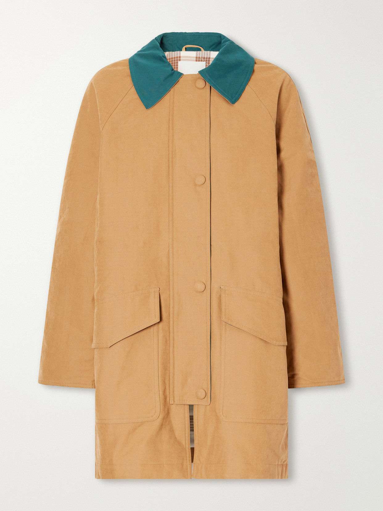 Genevieve Padded Cotton-Blend Gabardine Jacket