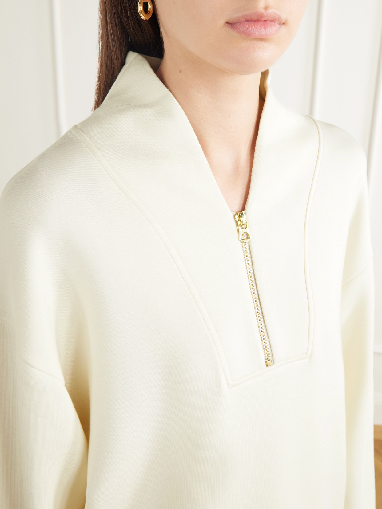 Davidson Doublesoft® Jersey Half-Zip Sweatshirt