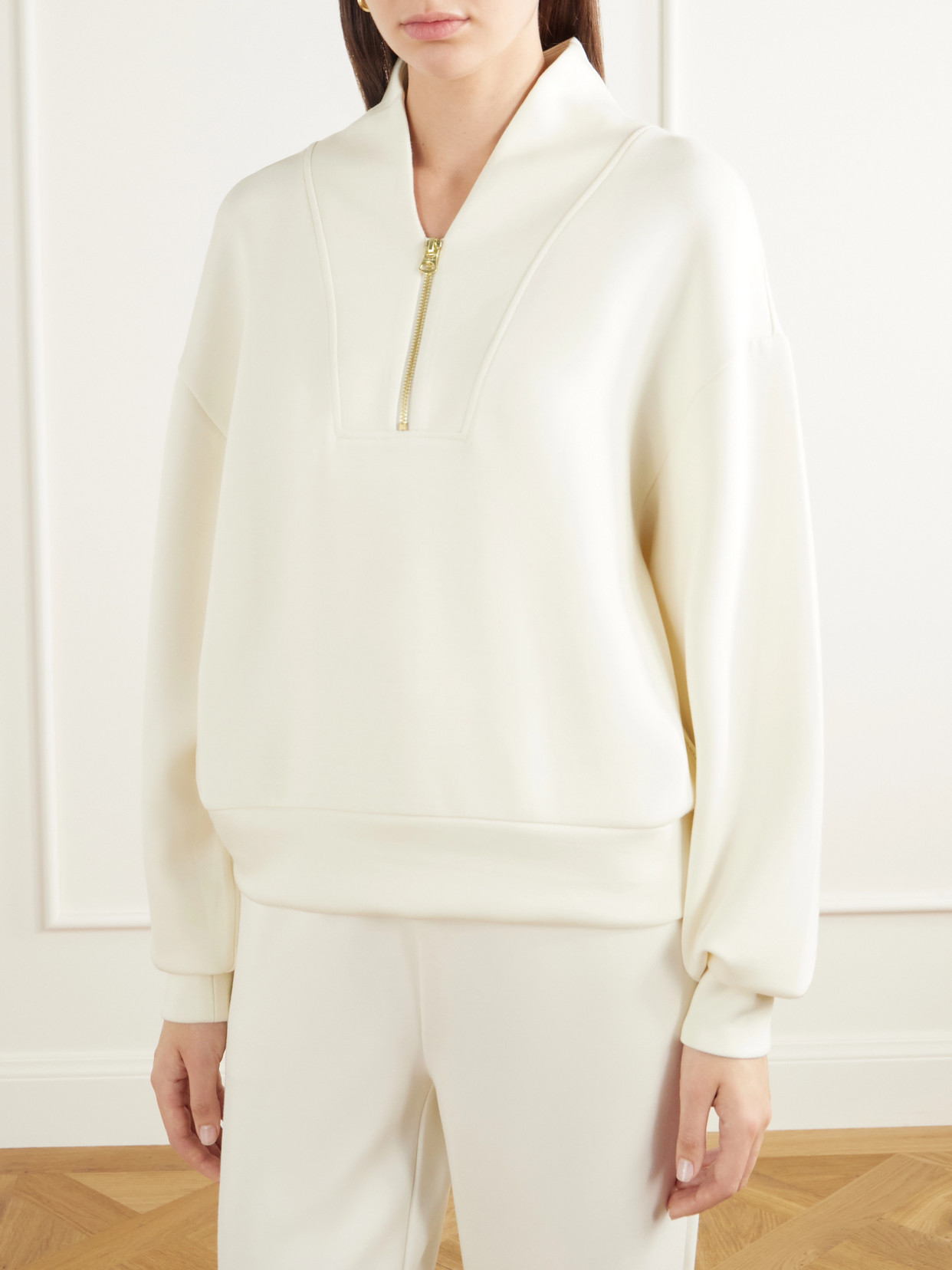Davidson Doublesoft® Jersey Half-Zip Sweatshirt