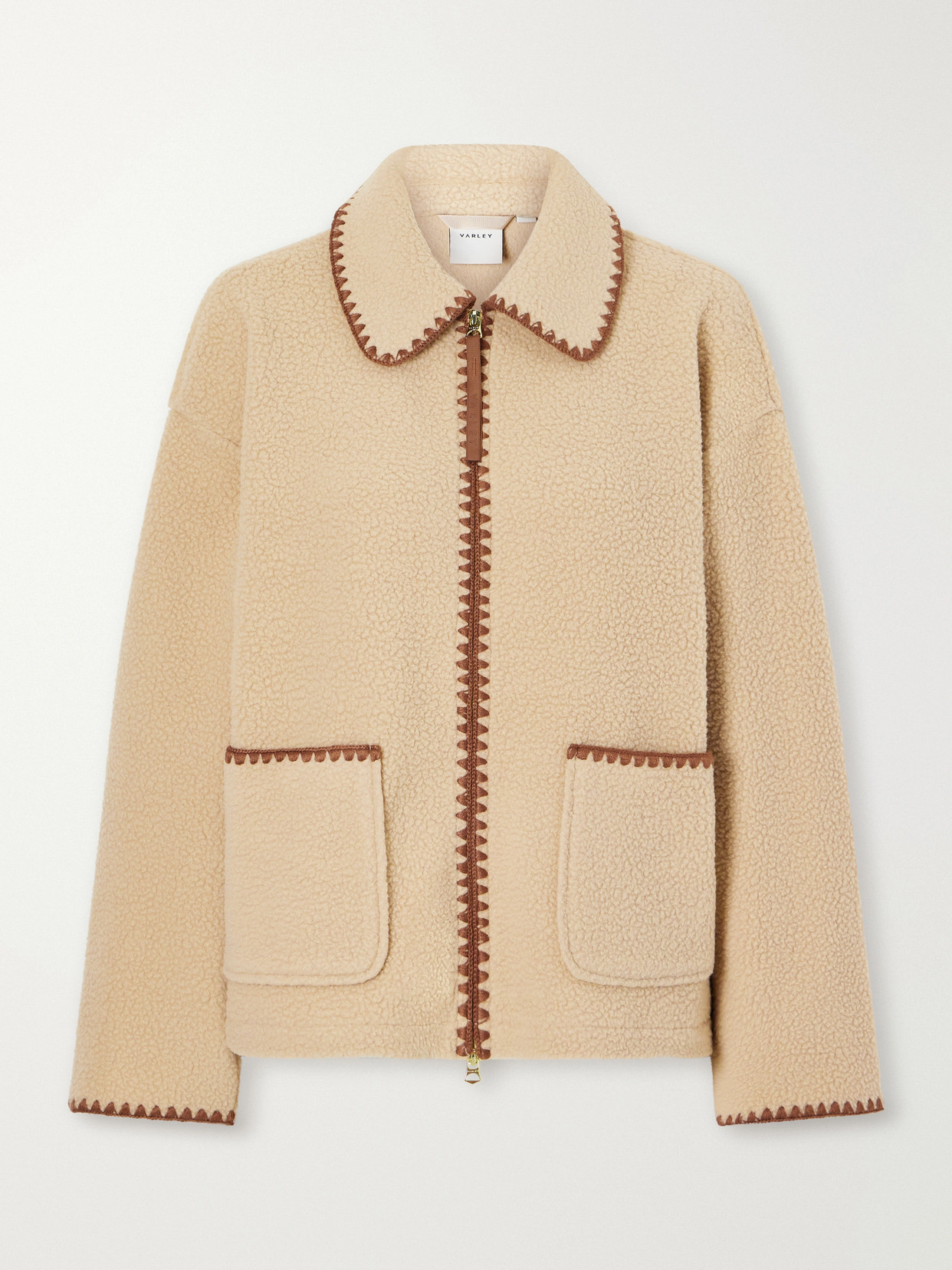 Ruiko Embroidered Recycled-Fleece Jacket