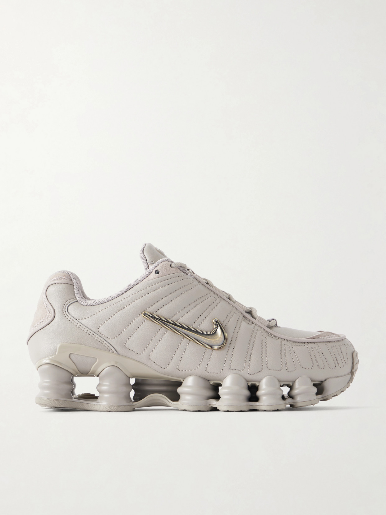 Shox Tl Logo-Detailed Rubber Sneakers