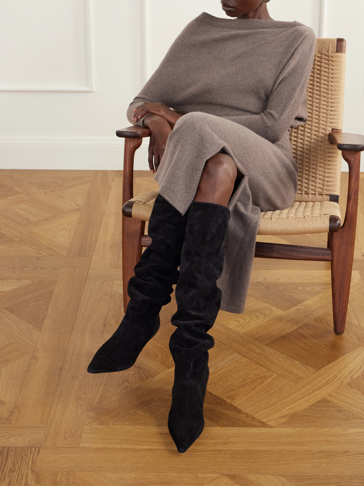 Rose 60 Suede Over-The-Knee Boots