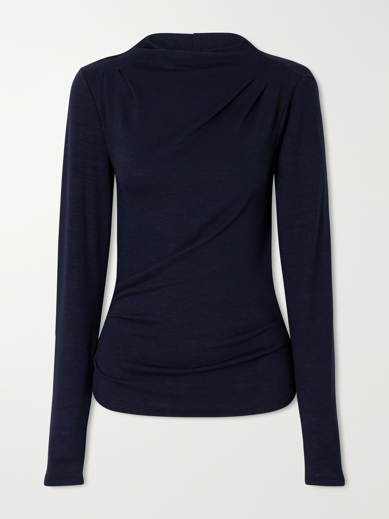 White Label - Mimi Draped Stretch-Jersey Top
