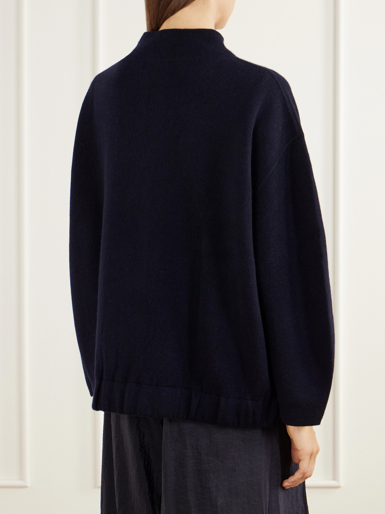 And Cashmere-Blend Zip-Up Jacket