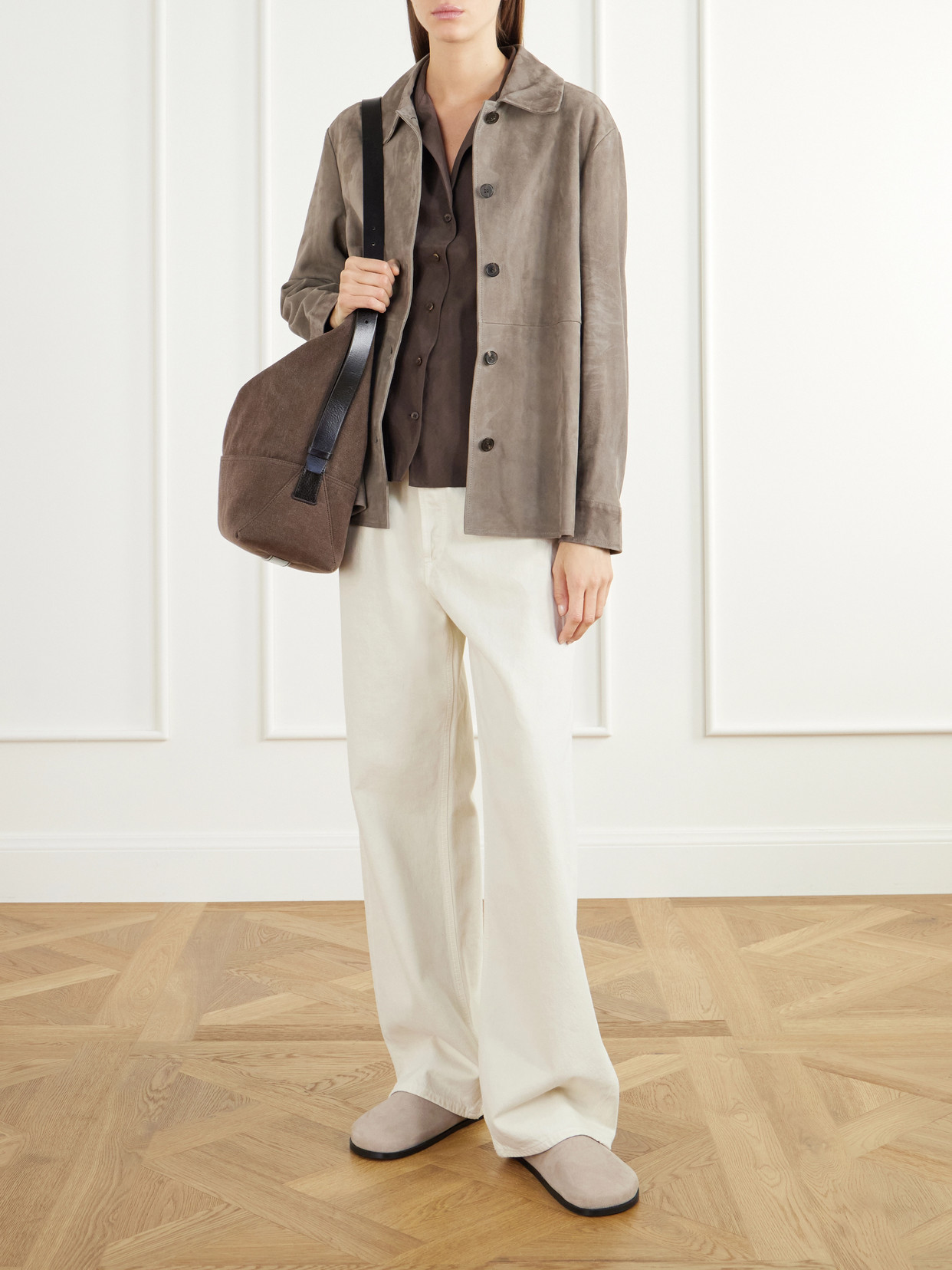 Washed Silk-Habotai Shirt