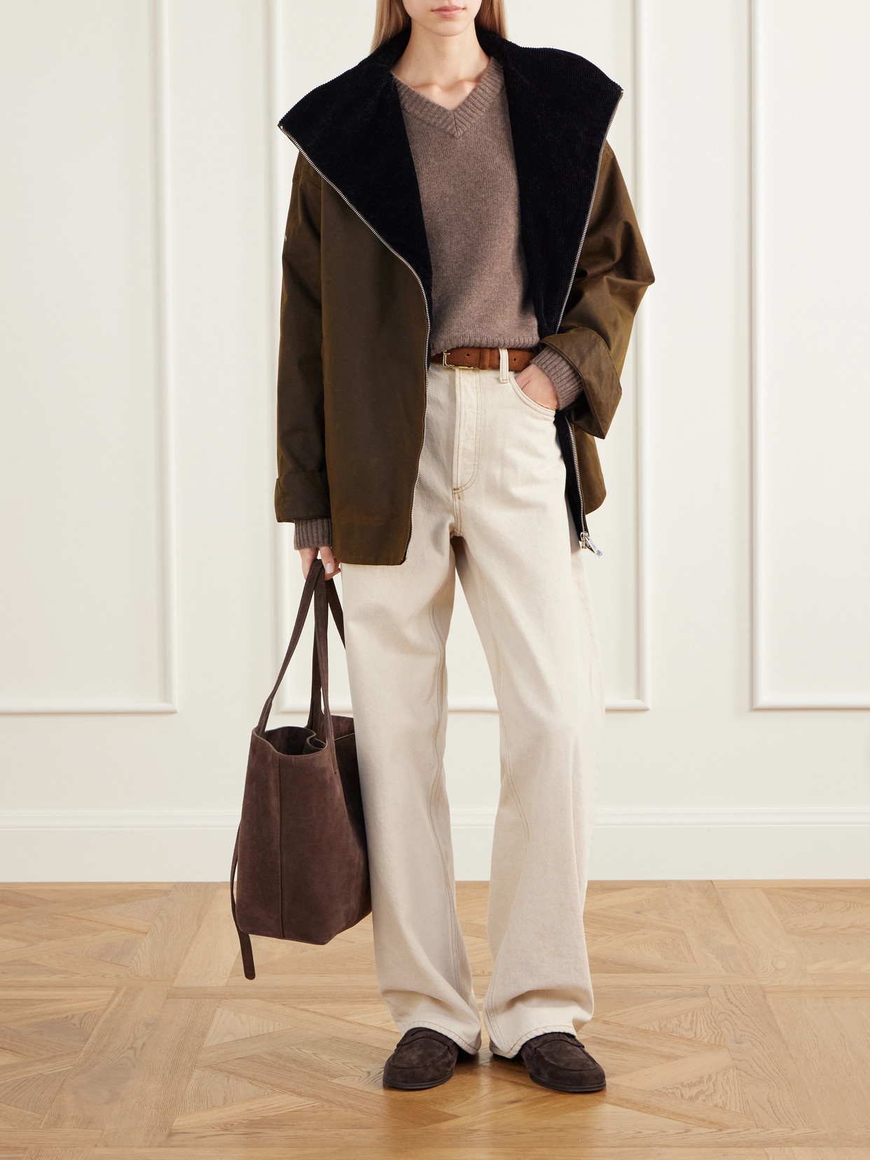 Rib-Trimmed Cashmere Sweater