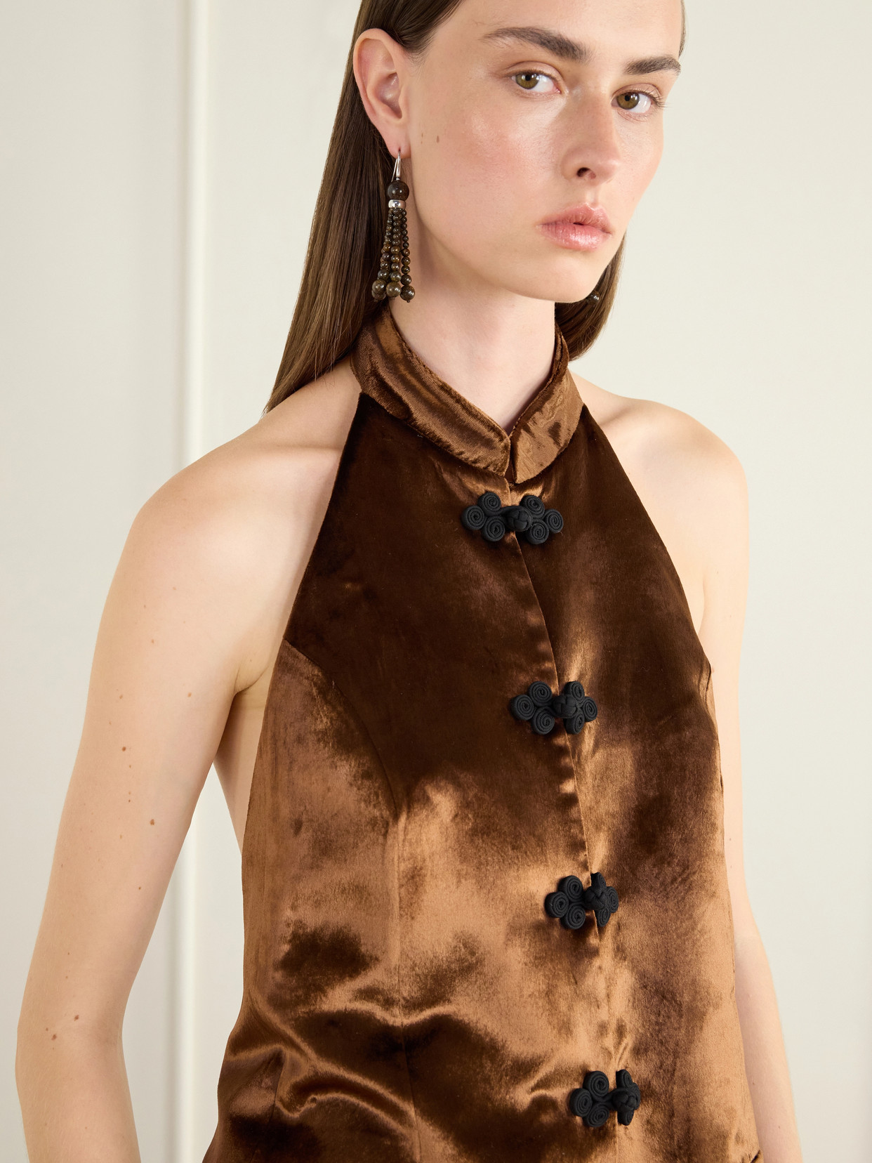 Róhe - Tussa Velvet Blouse