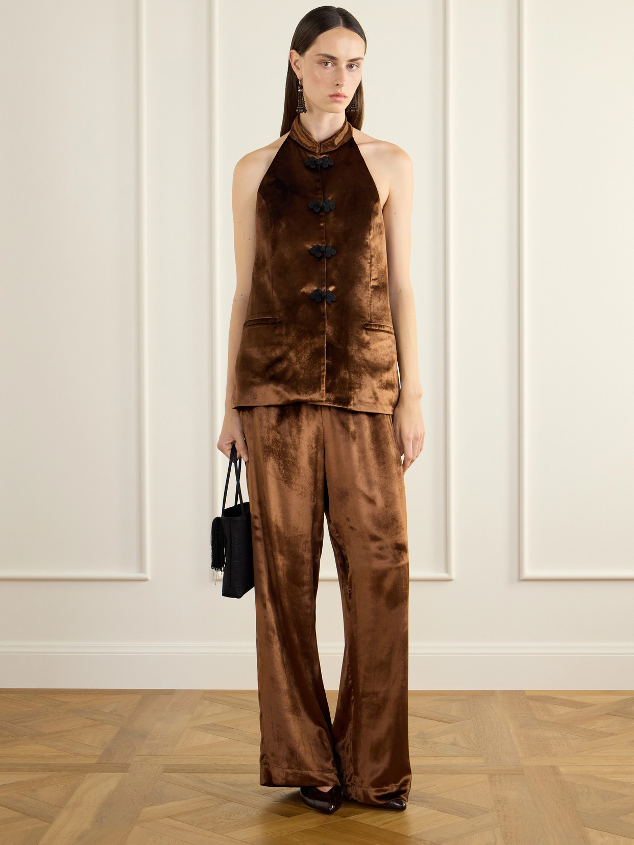 Róhe - Tussa Velvet Blouse