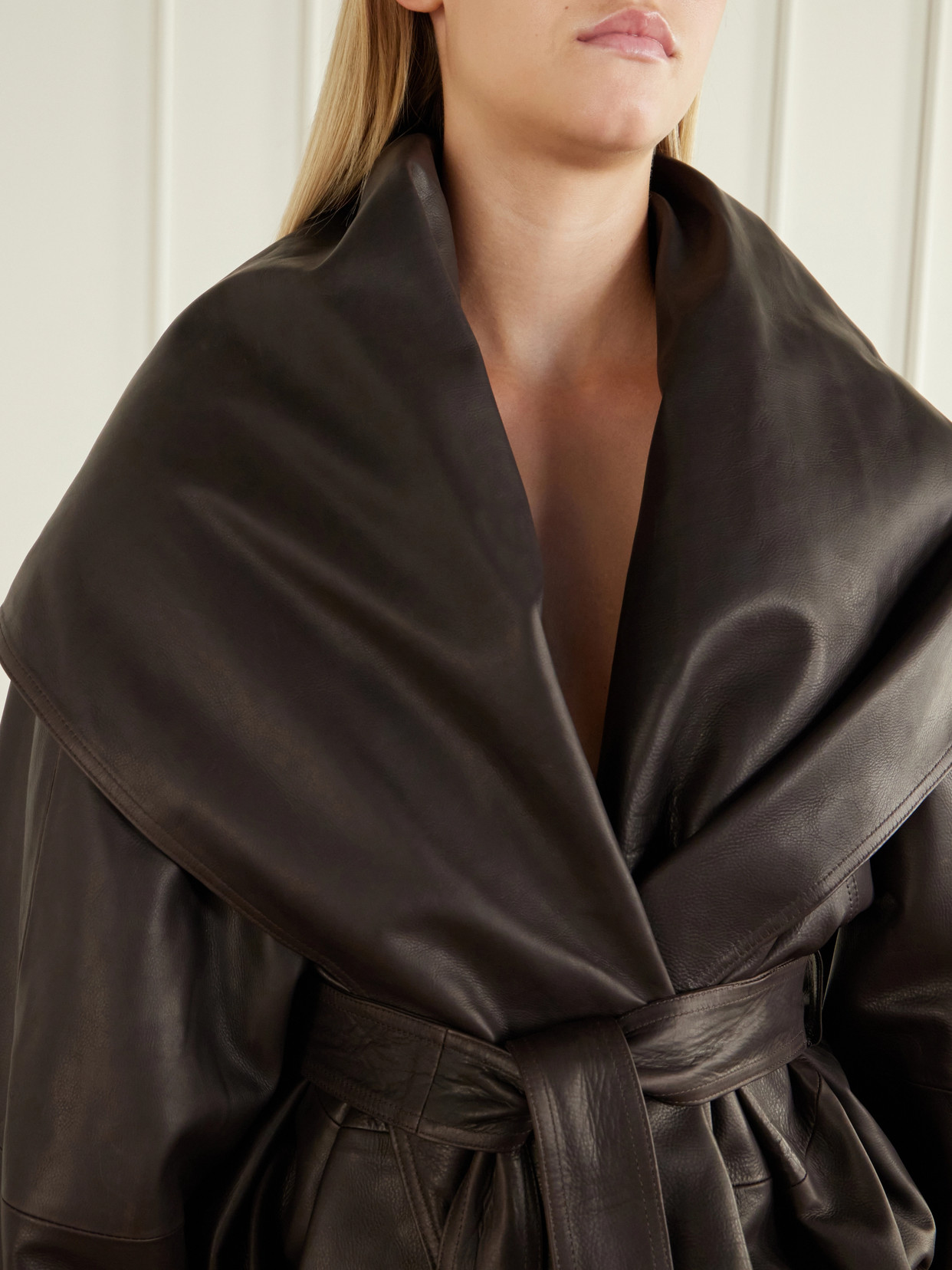 Cropped Belted Jacket