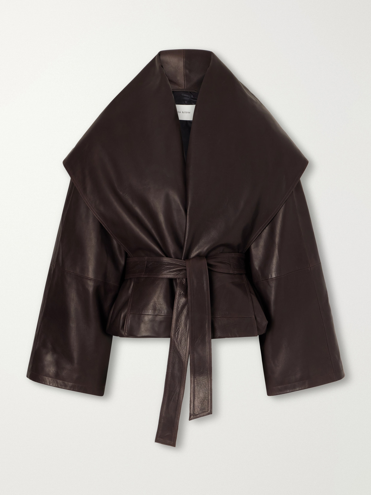 Cropped Belted Jacket