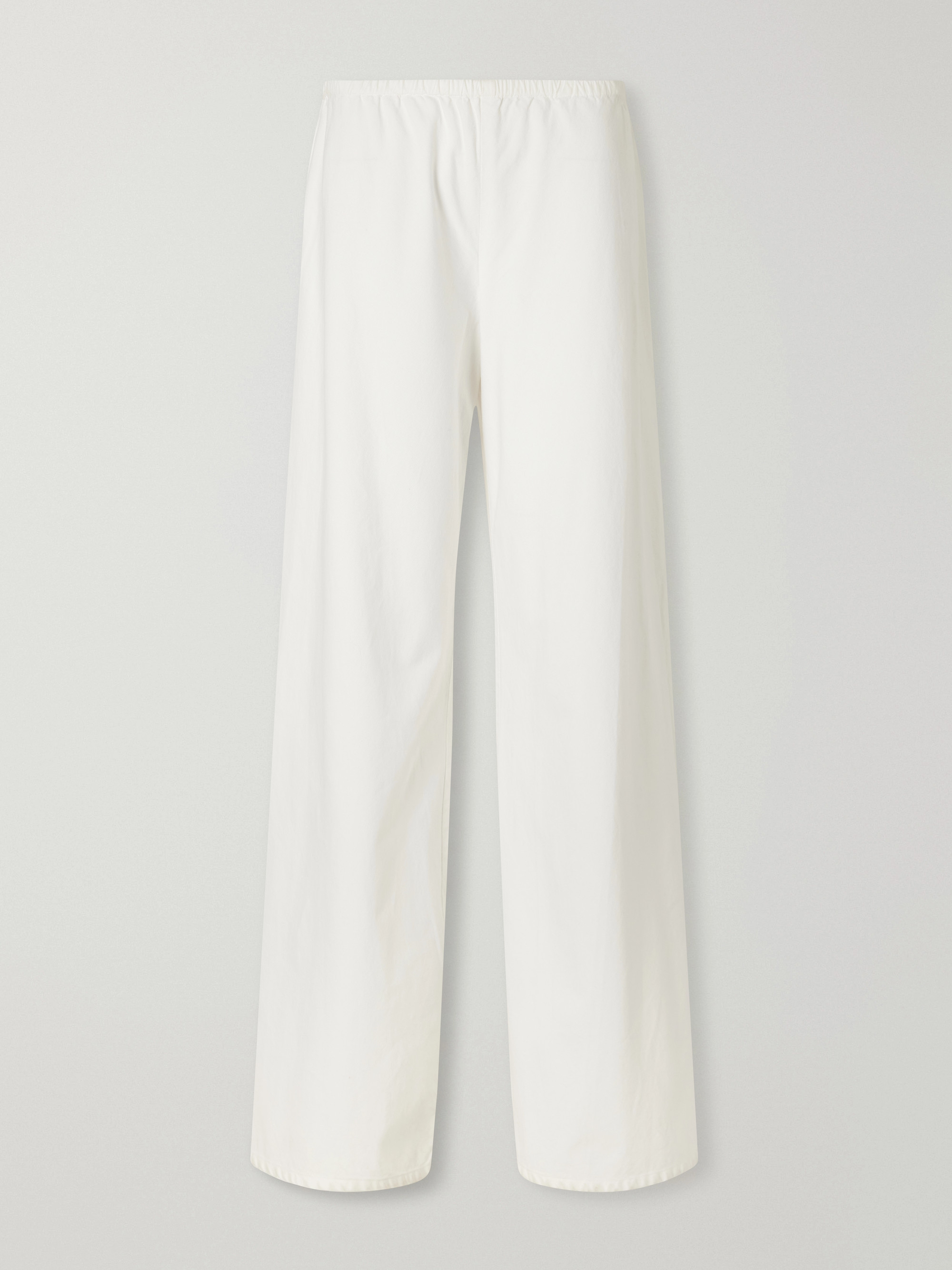 Nili Lotan Marlow cotton-blend poplin wide-leg pants