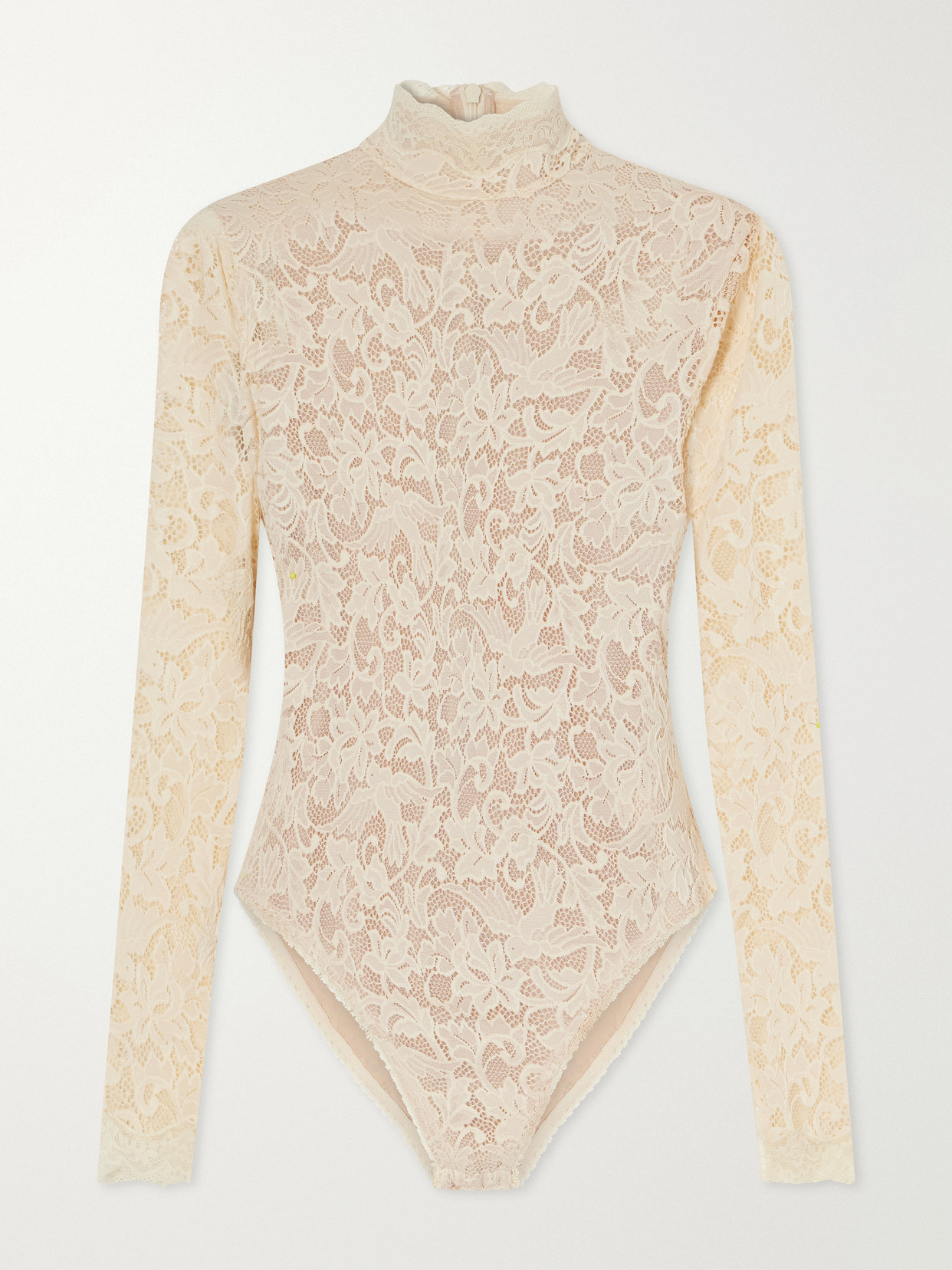 Zimmermann Lace Bodysuit In Brown
