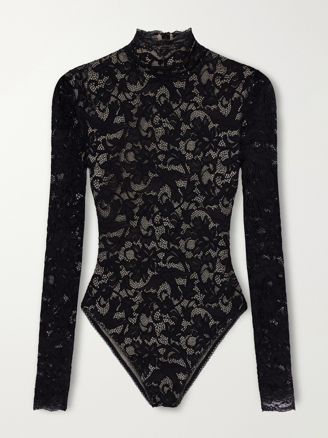 Zimmermann Lace Bodysuit In Black