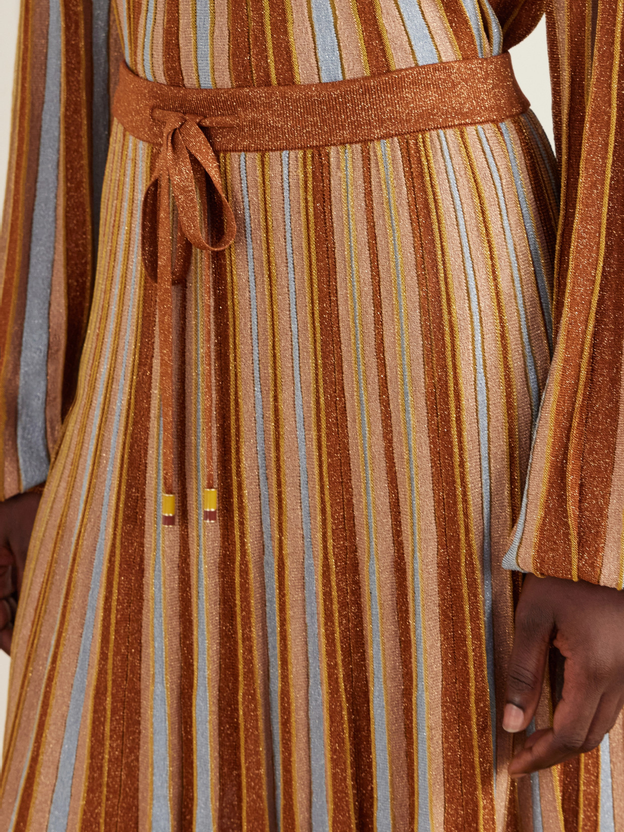 Echo Striped Midi