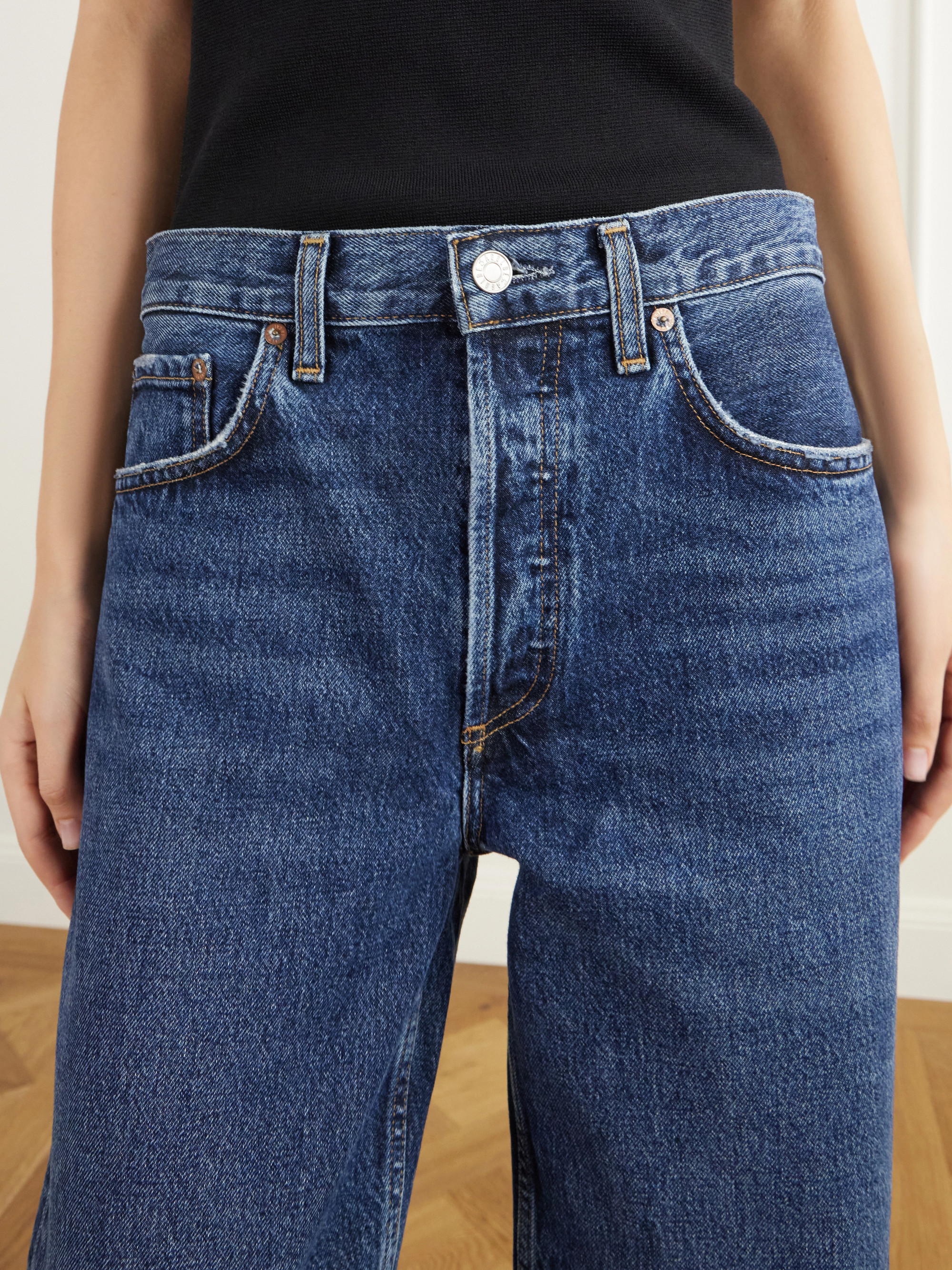 Agolde Arc mid-rise wide-leg jeans