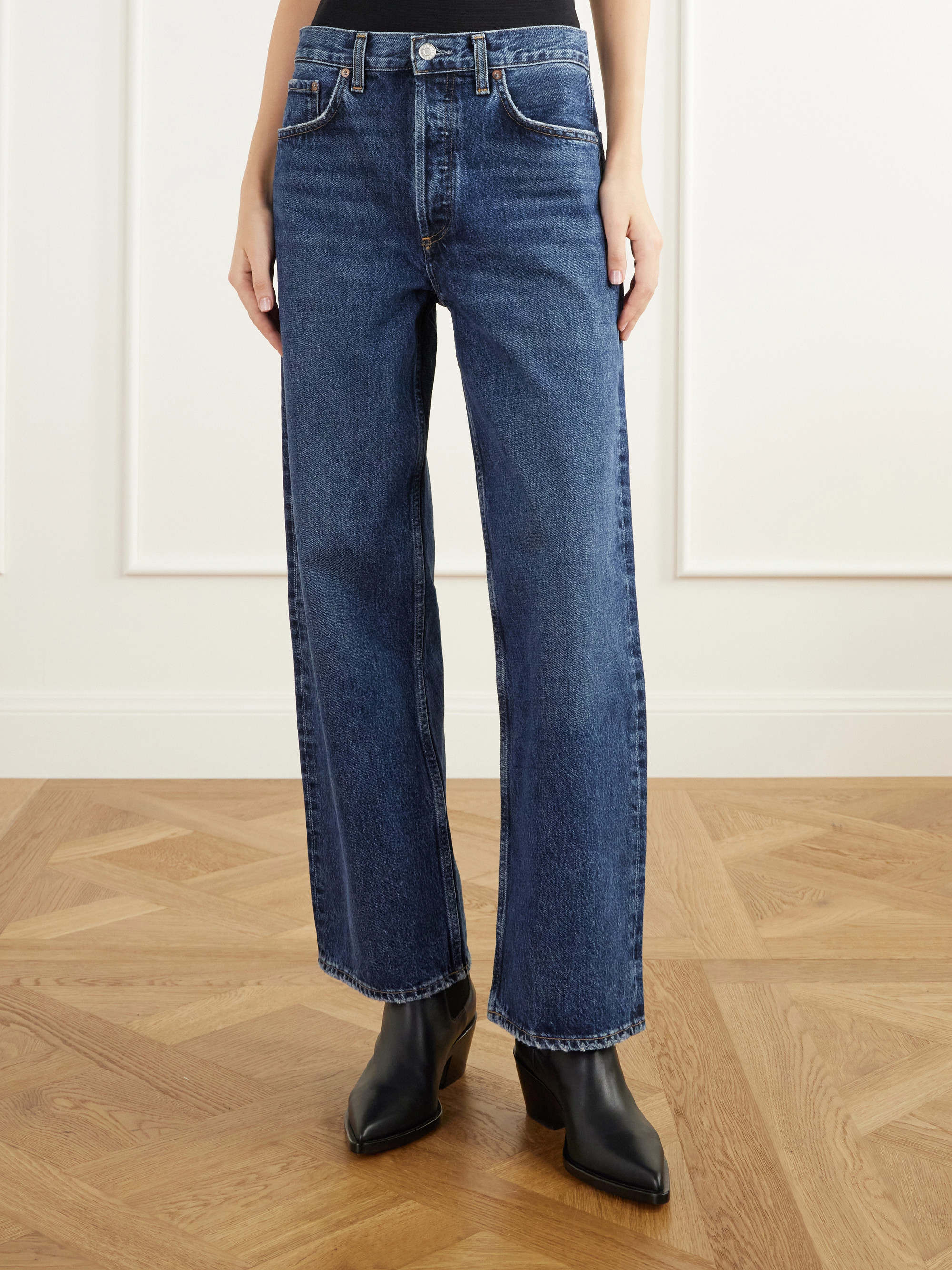 Agolde Arc mid-rise wide-leg jeans