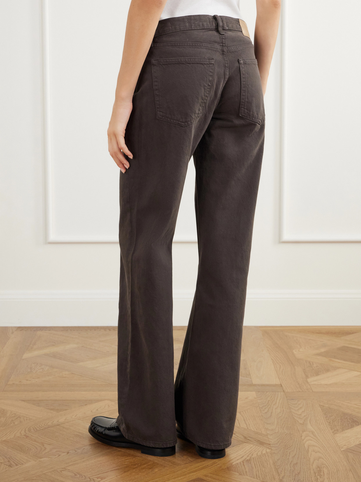 The Gray Regenerative Low-Rise Wide- Leg