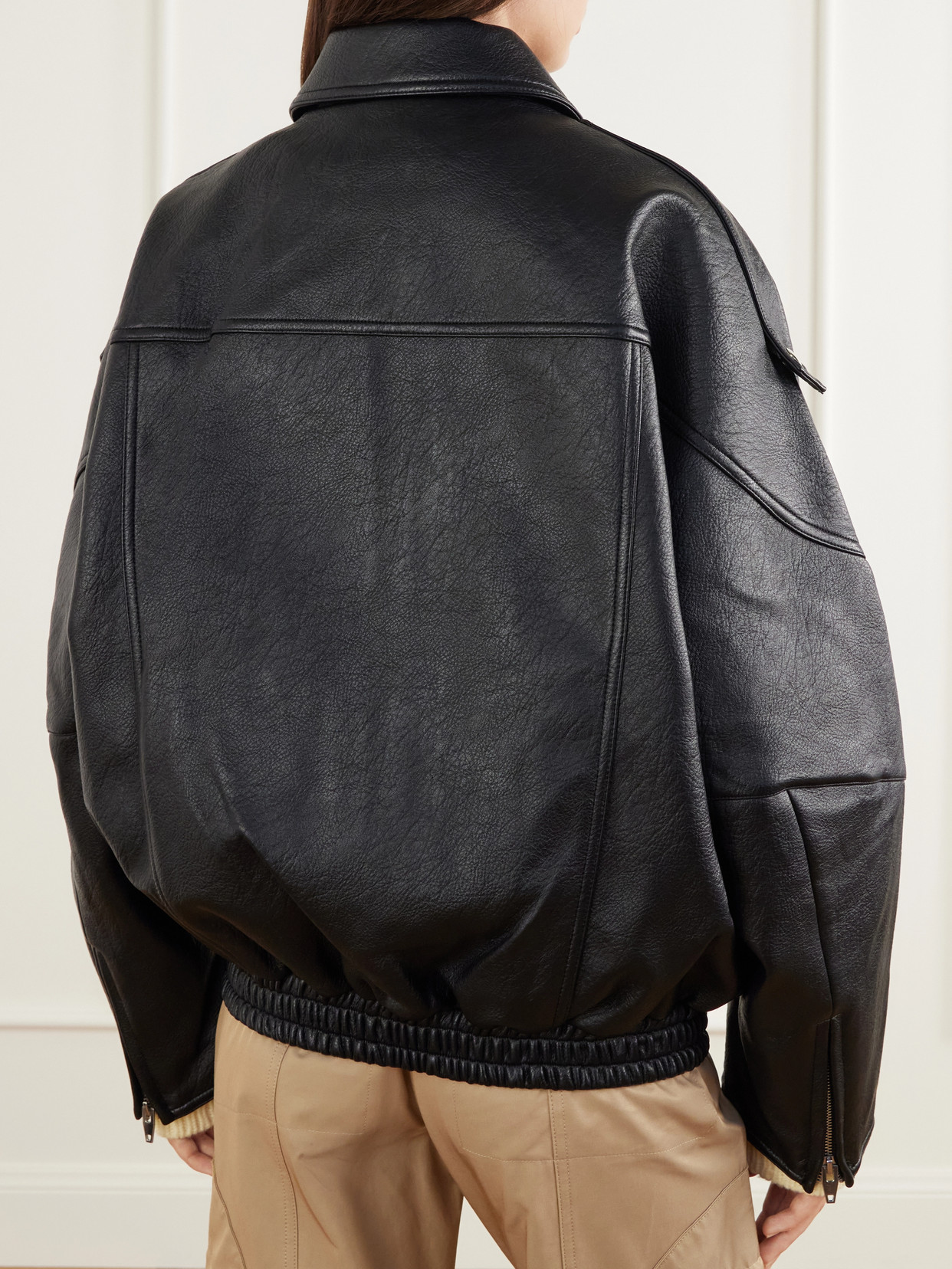Hudson Glossed Biker Jacket