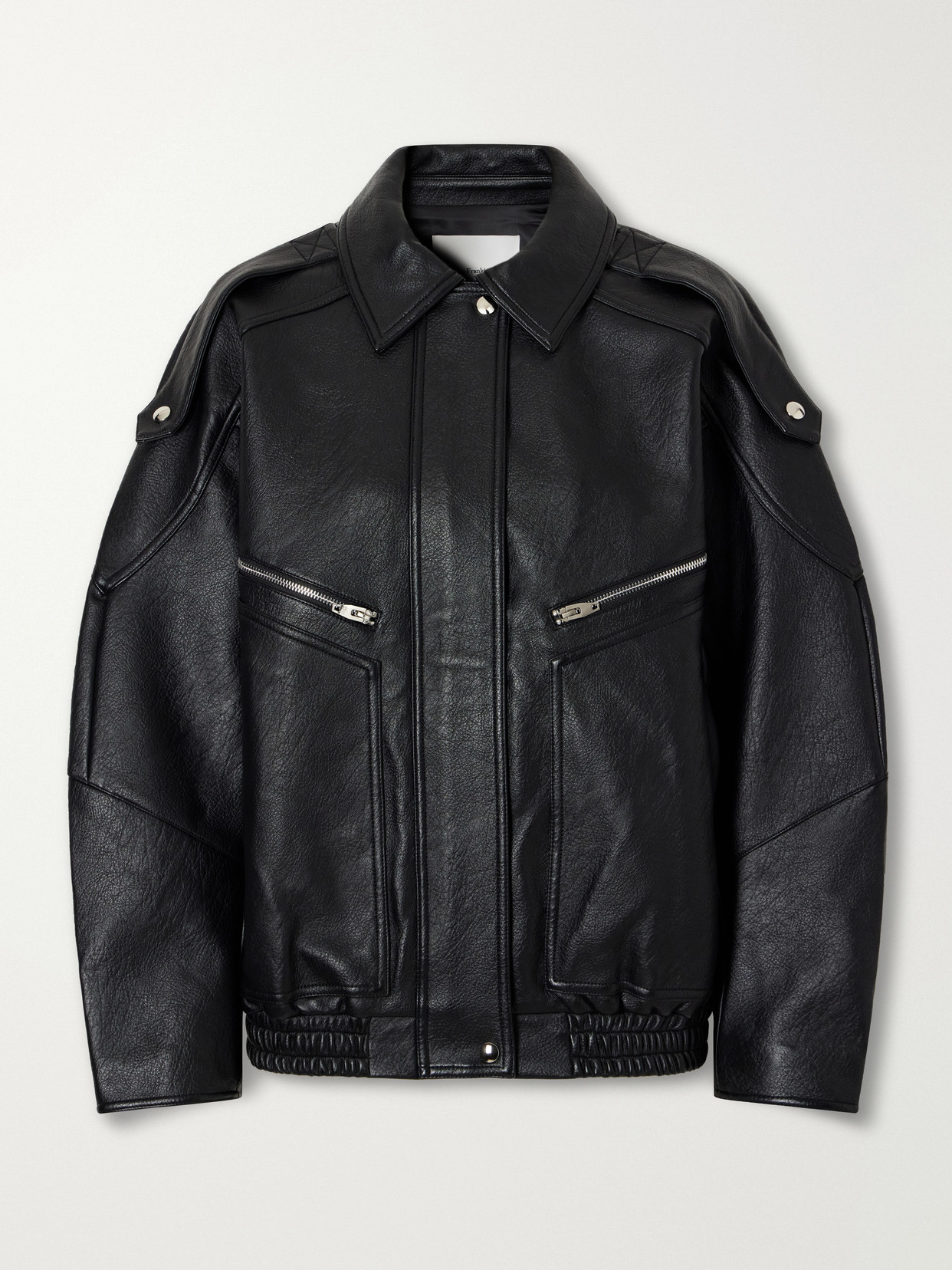 Hudson Glossed Biker Jacket