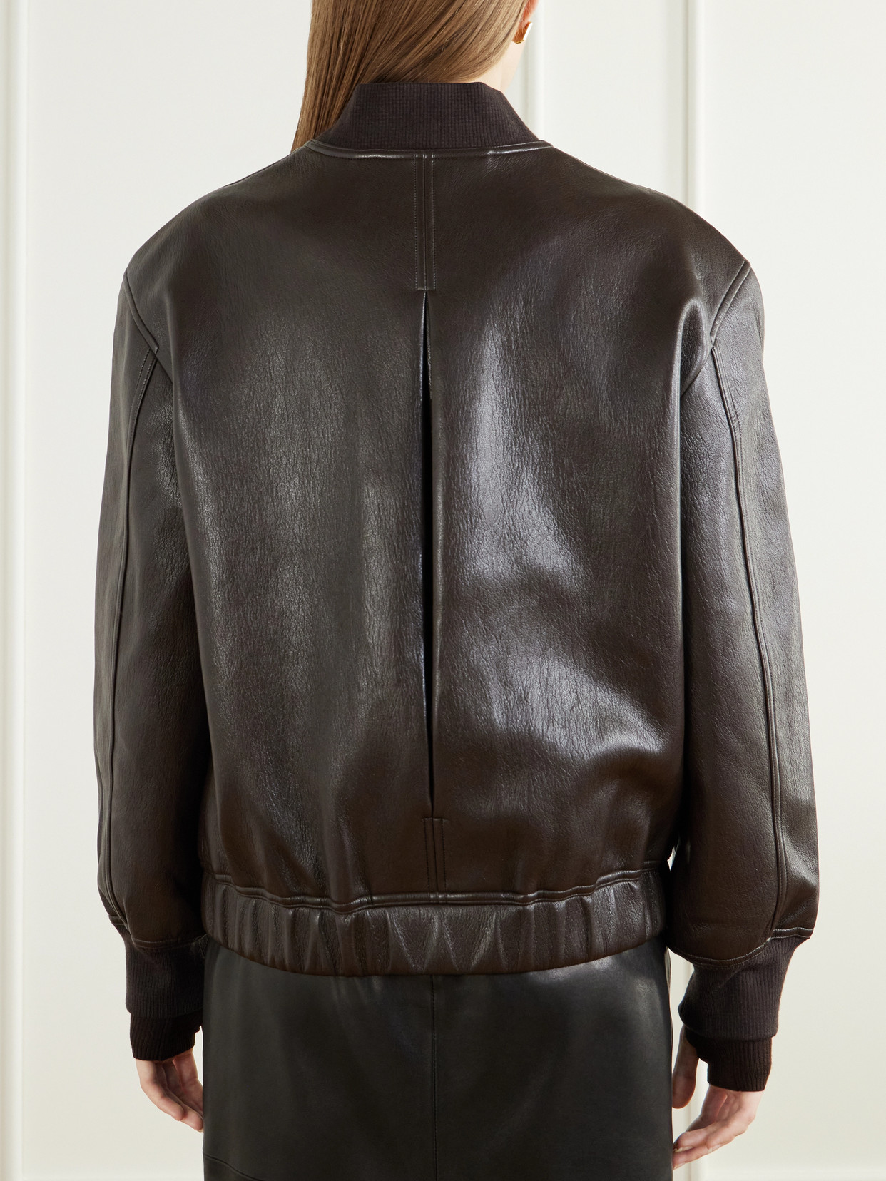 Alena Coated Bomber Jacket