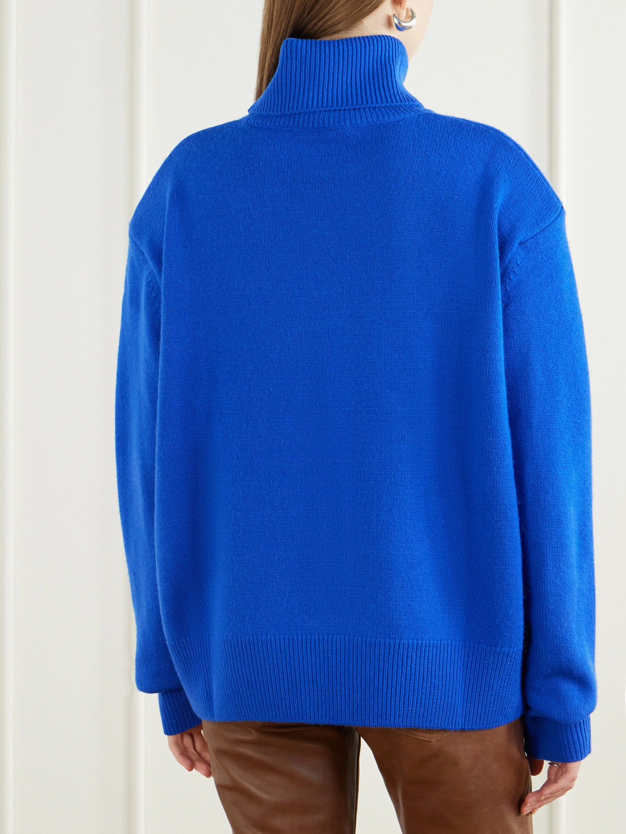 Gala Merino Wool And Cashmere-Blend Turtleneck Sweater