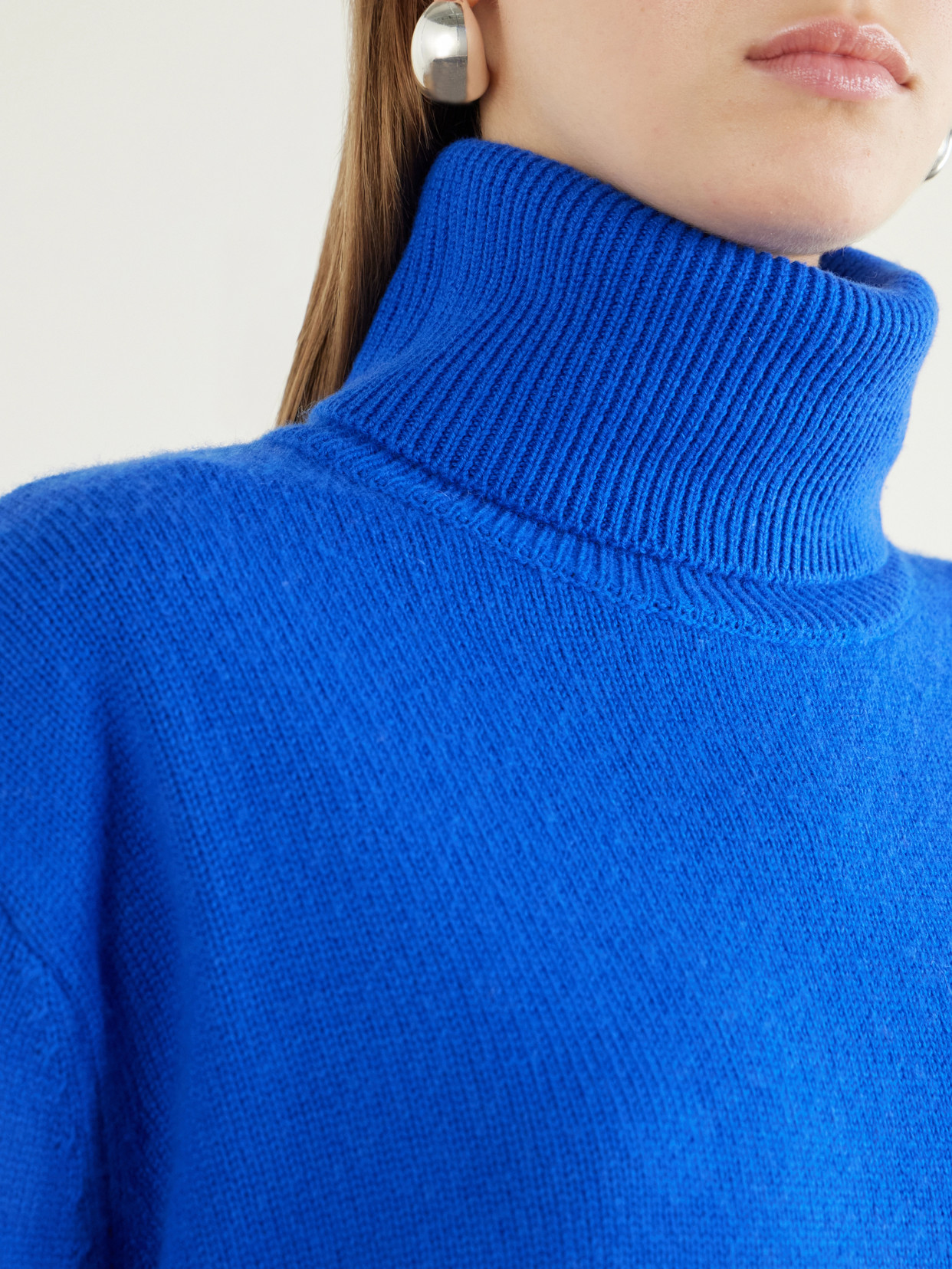Gala Merino Wool And Cashmere-Blend Turtleneck Sweater