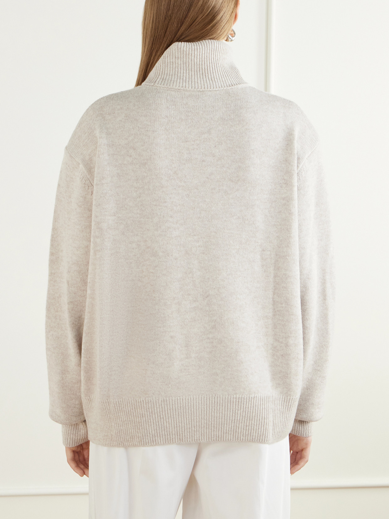 Gala Merino Wool And Cashmere-Blend Turtleneck Sweater