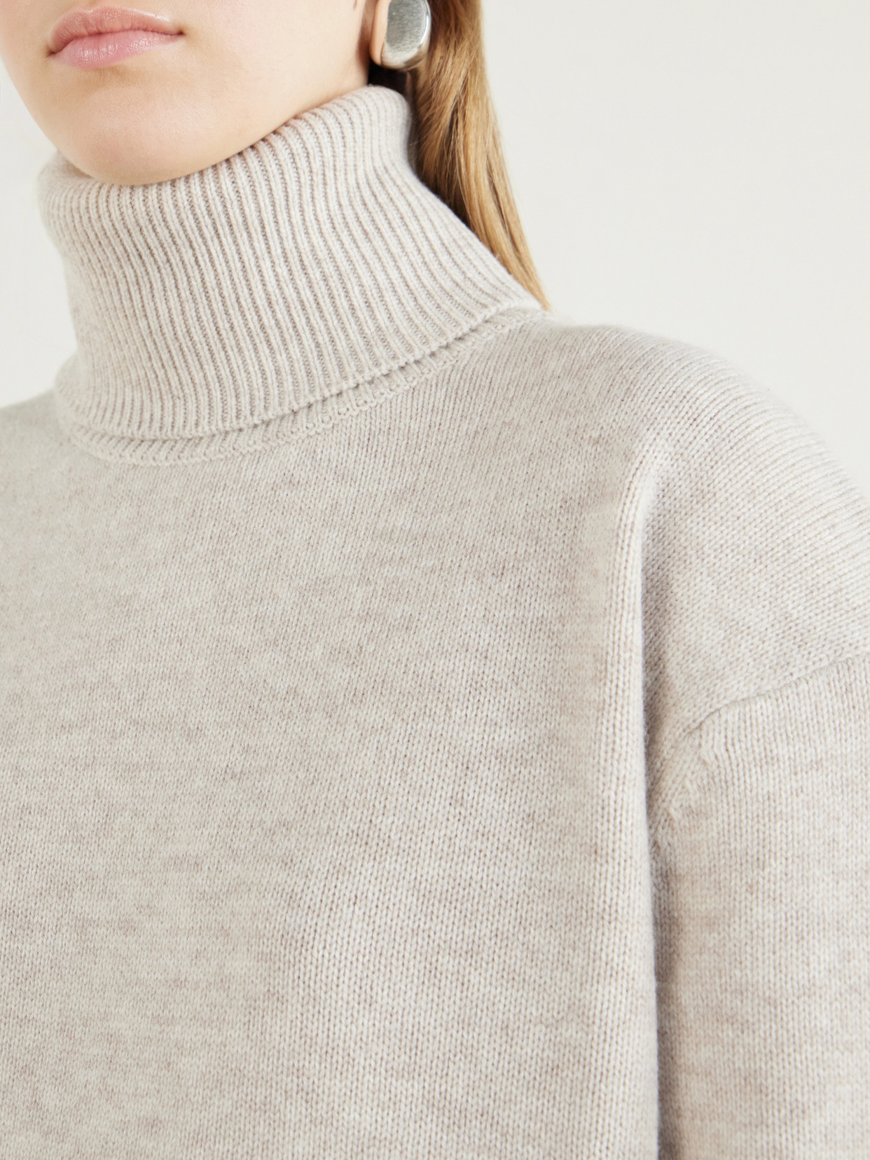 Gala Merino Wool And Cashmere-Blend Turtleneck Sweater