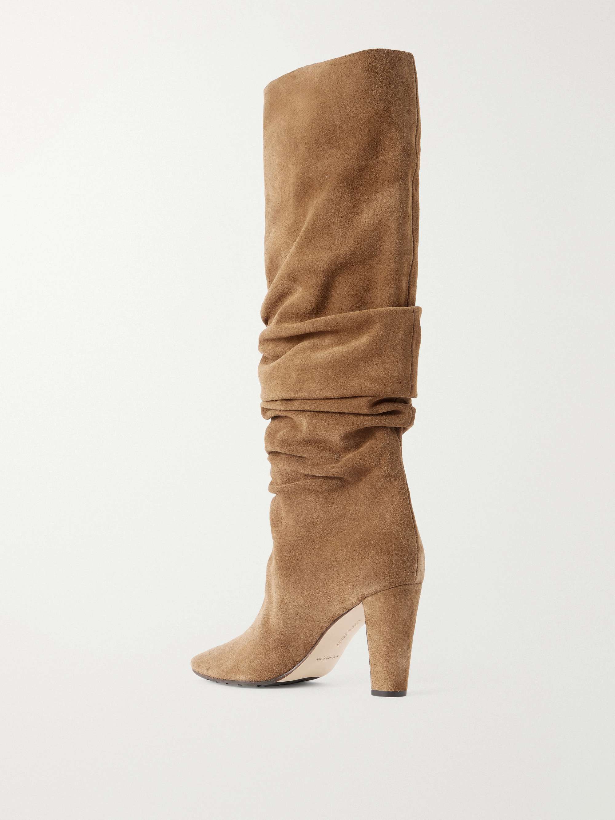 MANOLO BLAHNIK Calassohi 90 suede knee boots