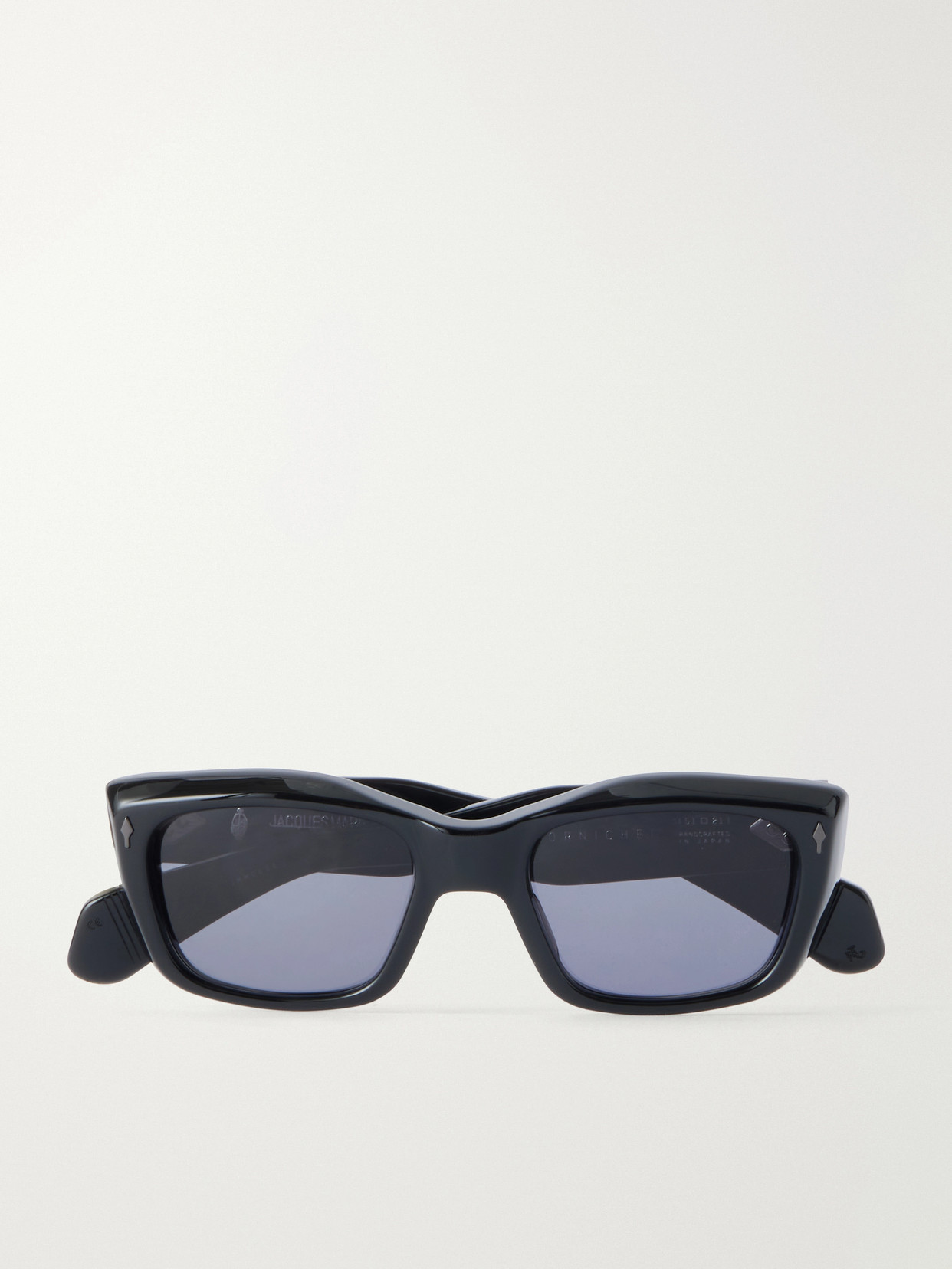 Jacques Marie Mage Corniche Square-frame Sunglasses In Black