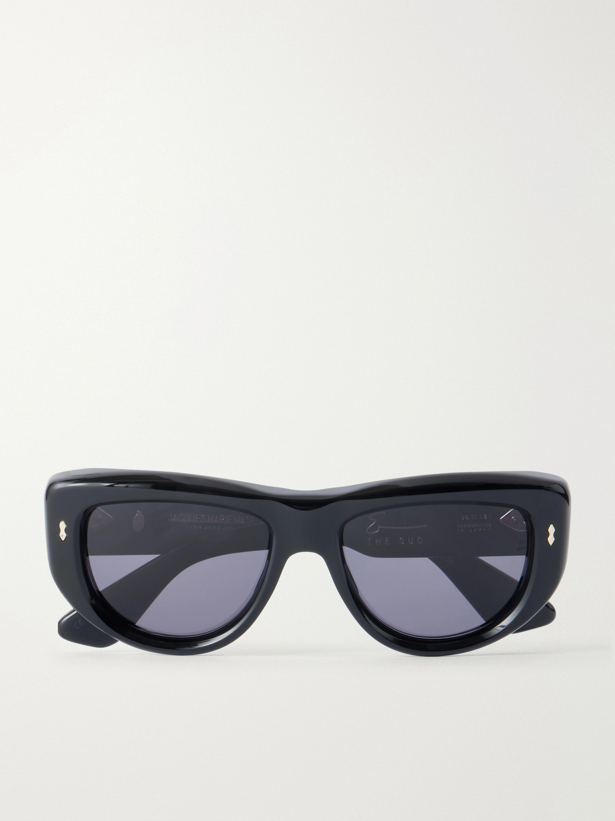 Jacques Marie Mage + Erin Wasson The Sud Square-frame Acetate Sunglasses In Black