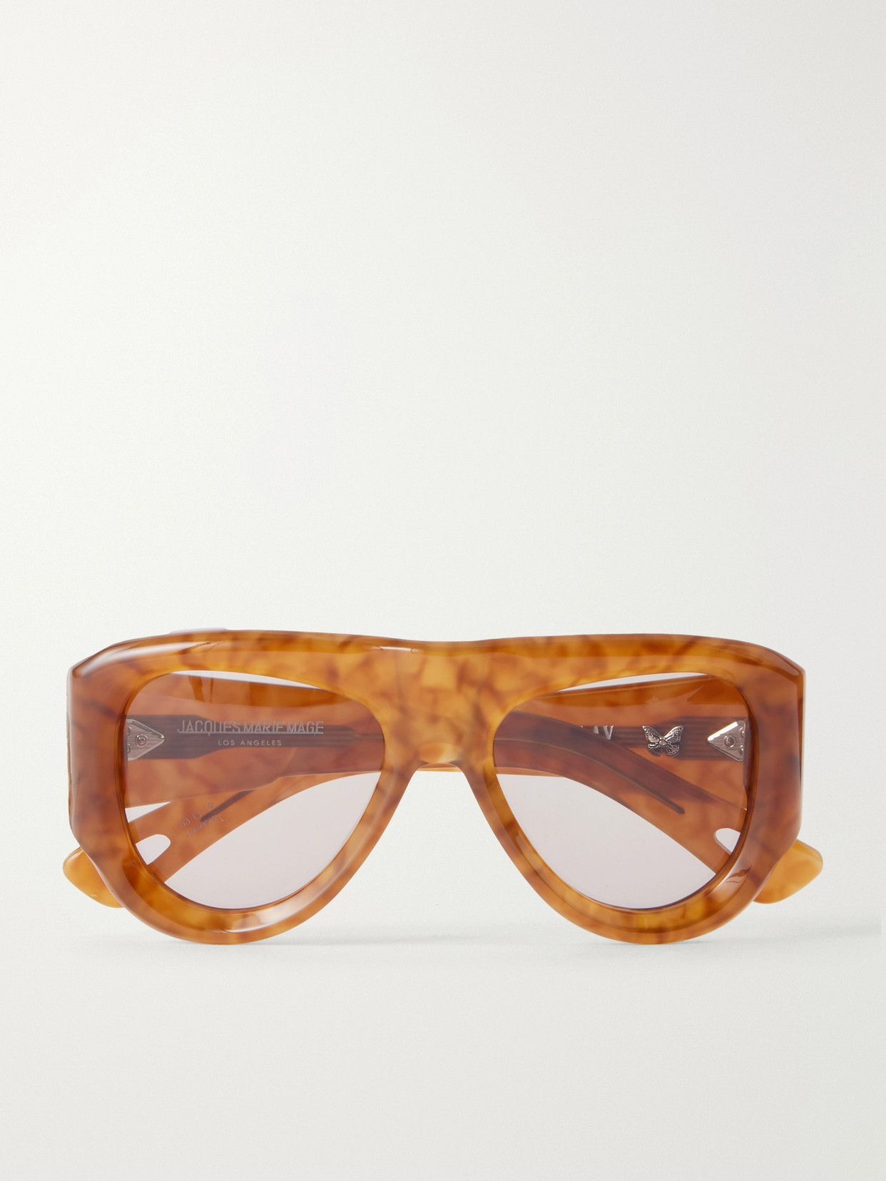 Jacques Marie Mage Barclay D-frame Tortoiseshell Acetate Sunglasses