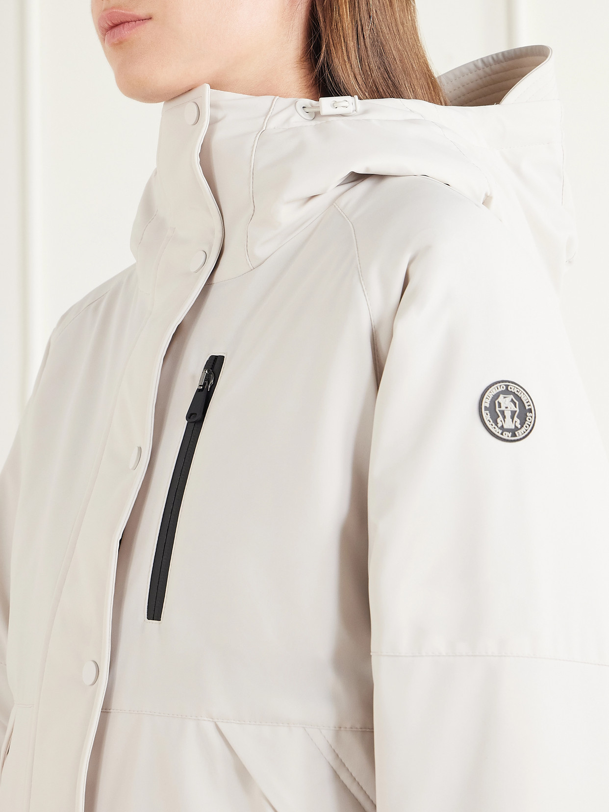 Hooded Padded Shell Ski Jacket