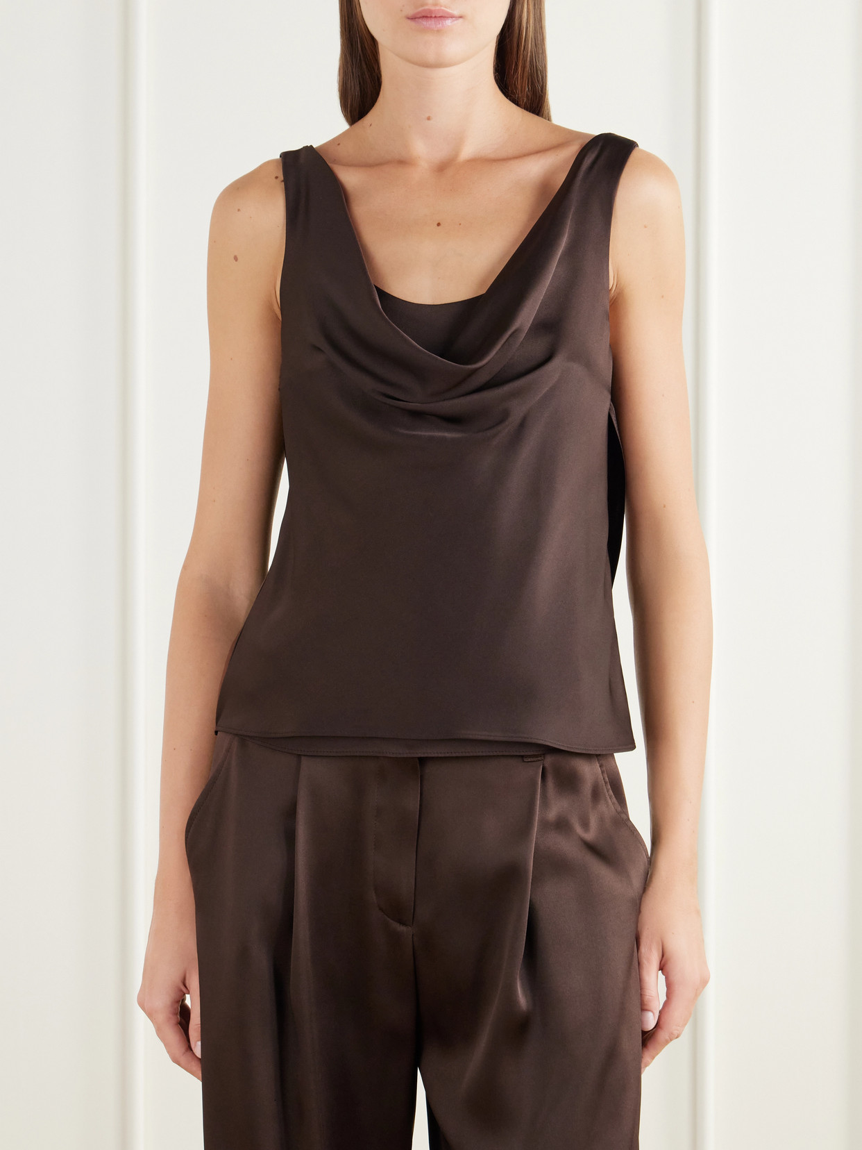 Silk-Satin Tank
