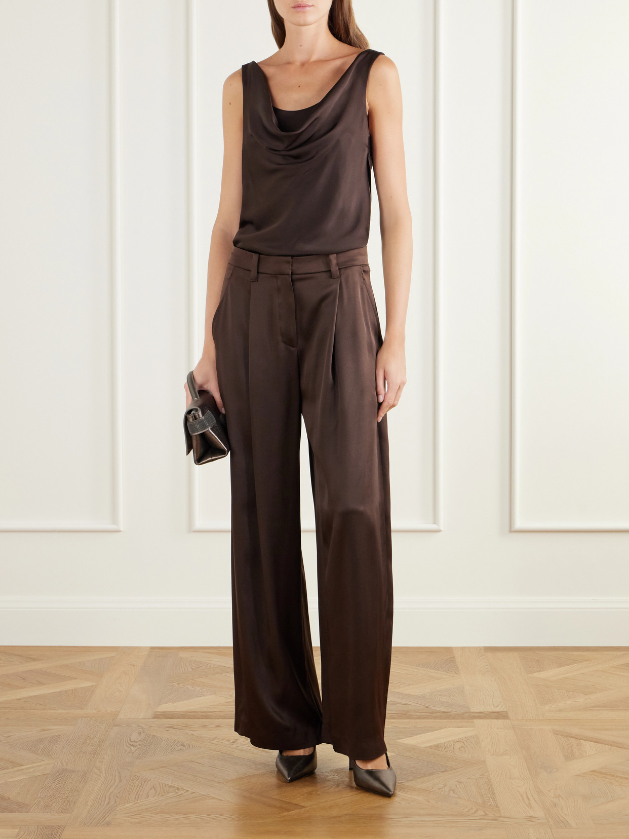 Silk-Satin Tank