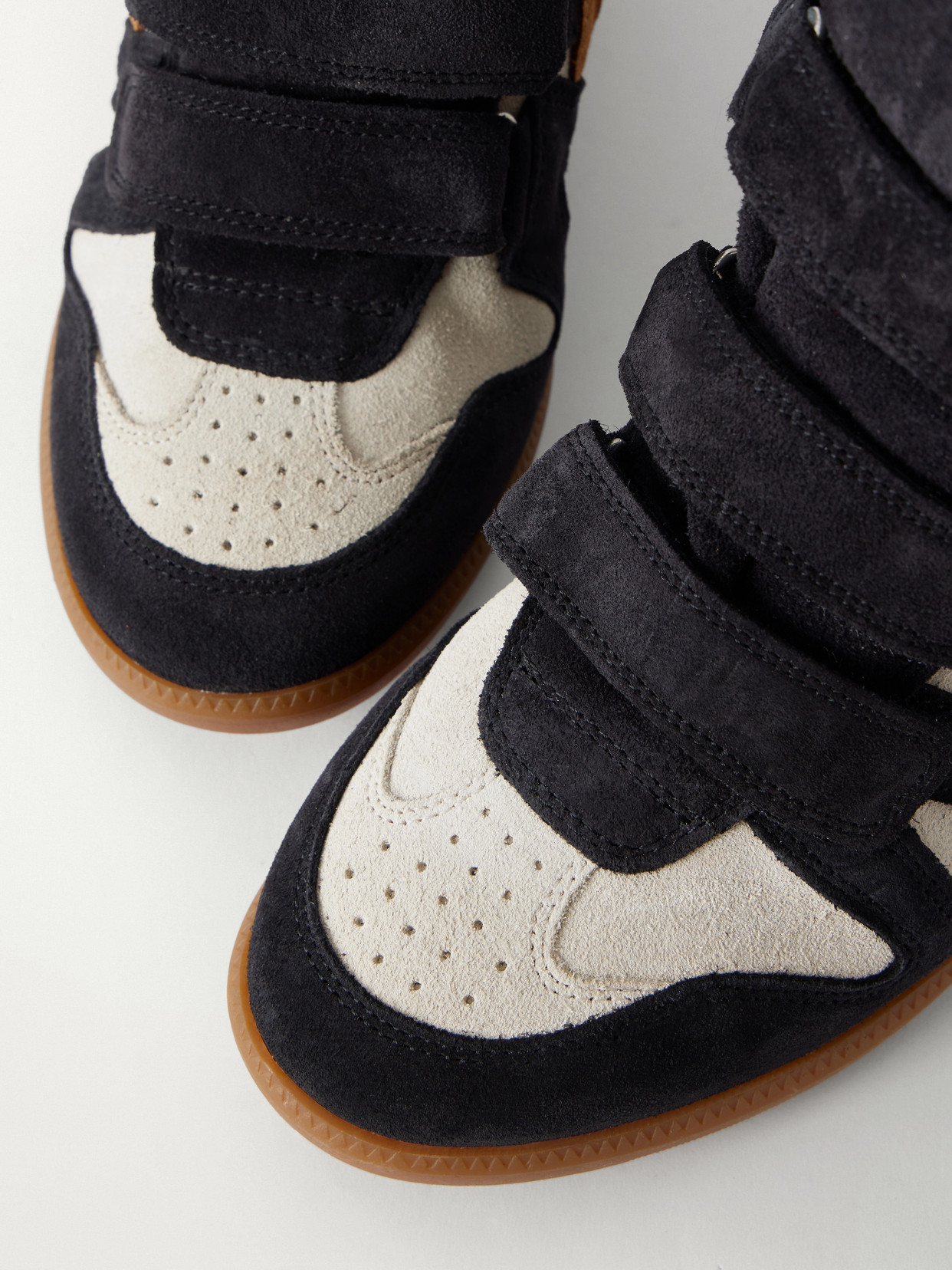 Bekett Suede Wedge Sneakers
