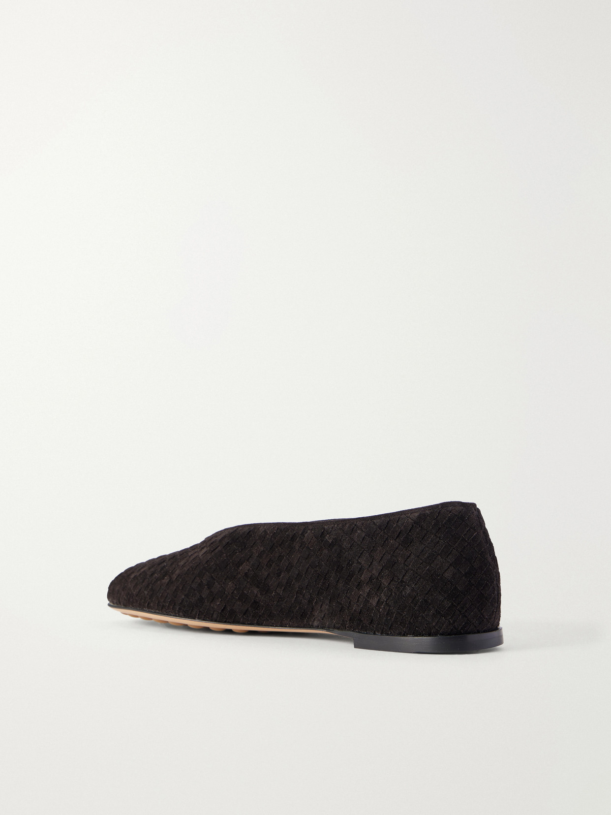 Rosa Intrecciato Ballet Flats