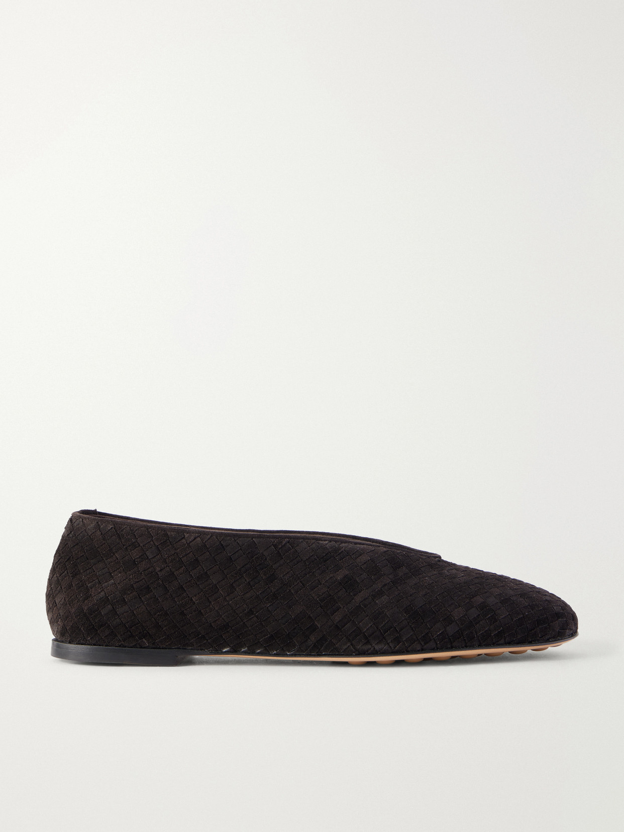 Rosa Intrecciato Ballet Flats