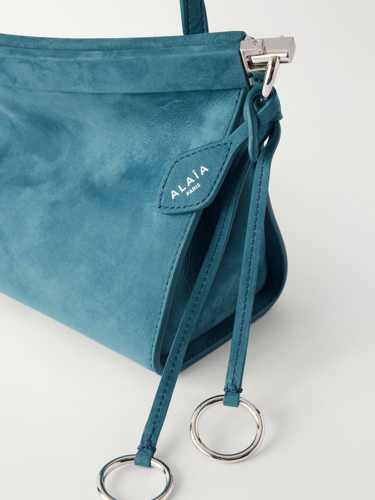 Alaïa - Click Medium Nubuck Shoulder Bag