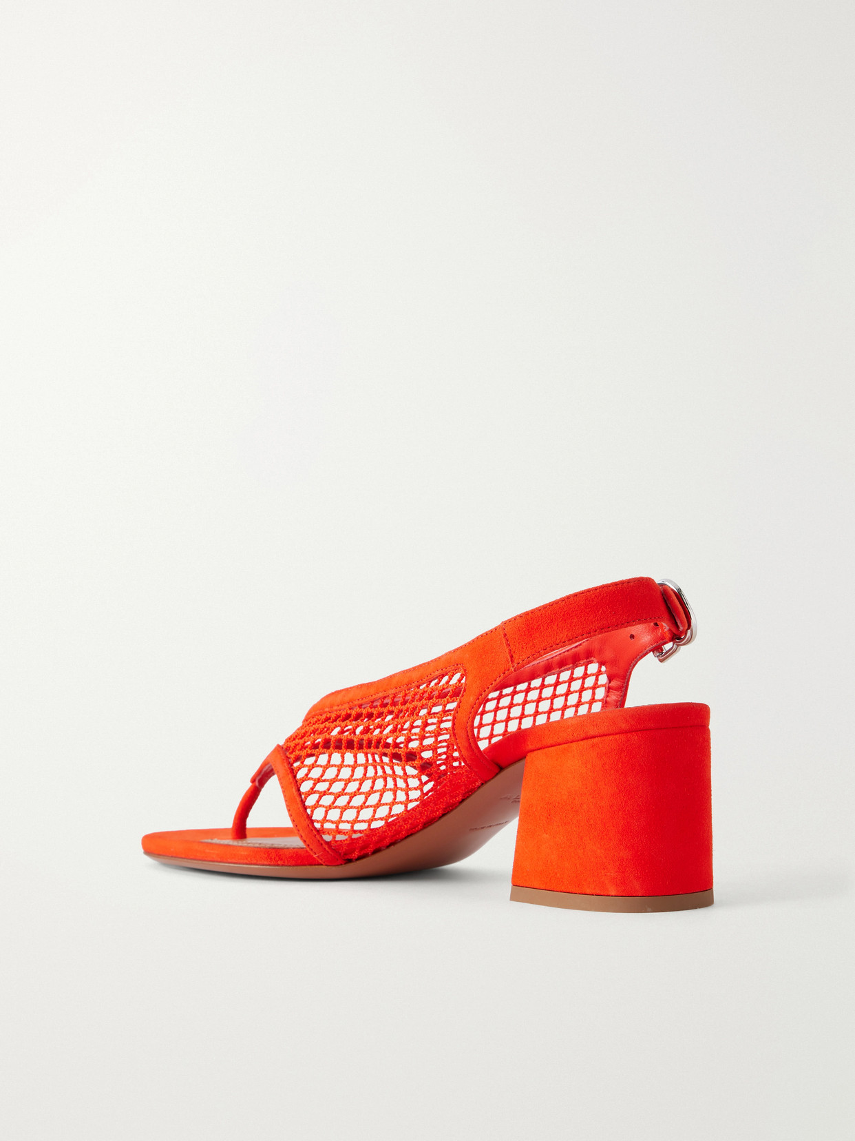 Alaïa - 55 Mesh-Trimmed Sandals