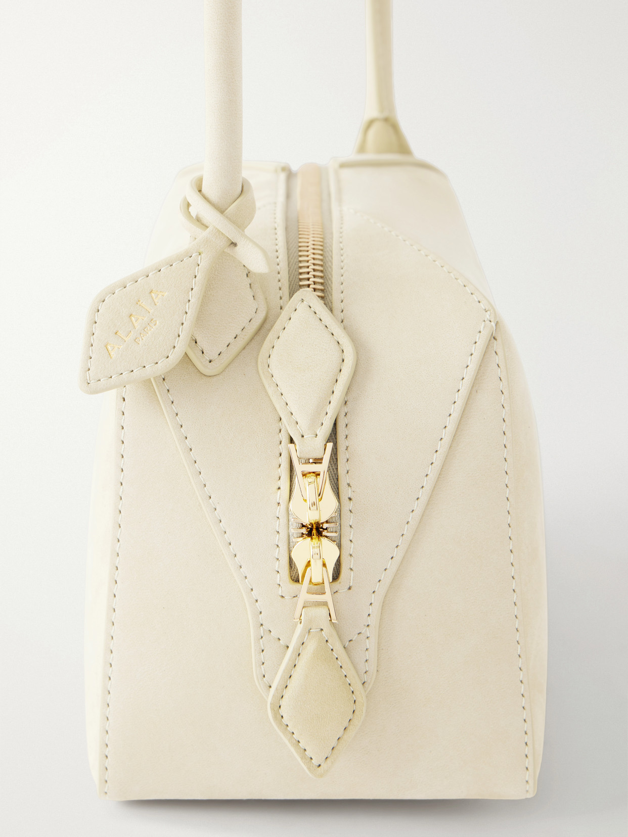 Alaïa - Le Bouledogue Mini Nubuck Shoulder Bag