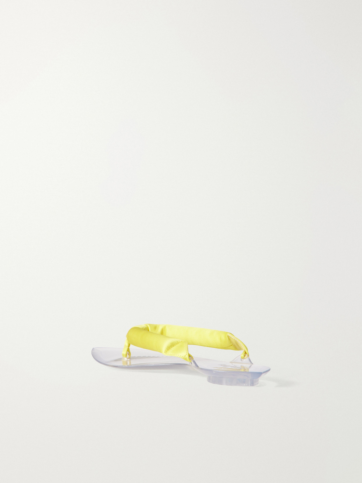 Alaïa - Invisible Jelly Satin-Trimmed Sandals