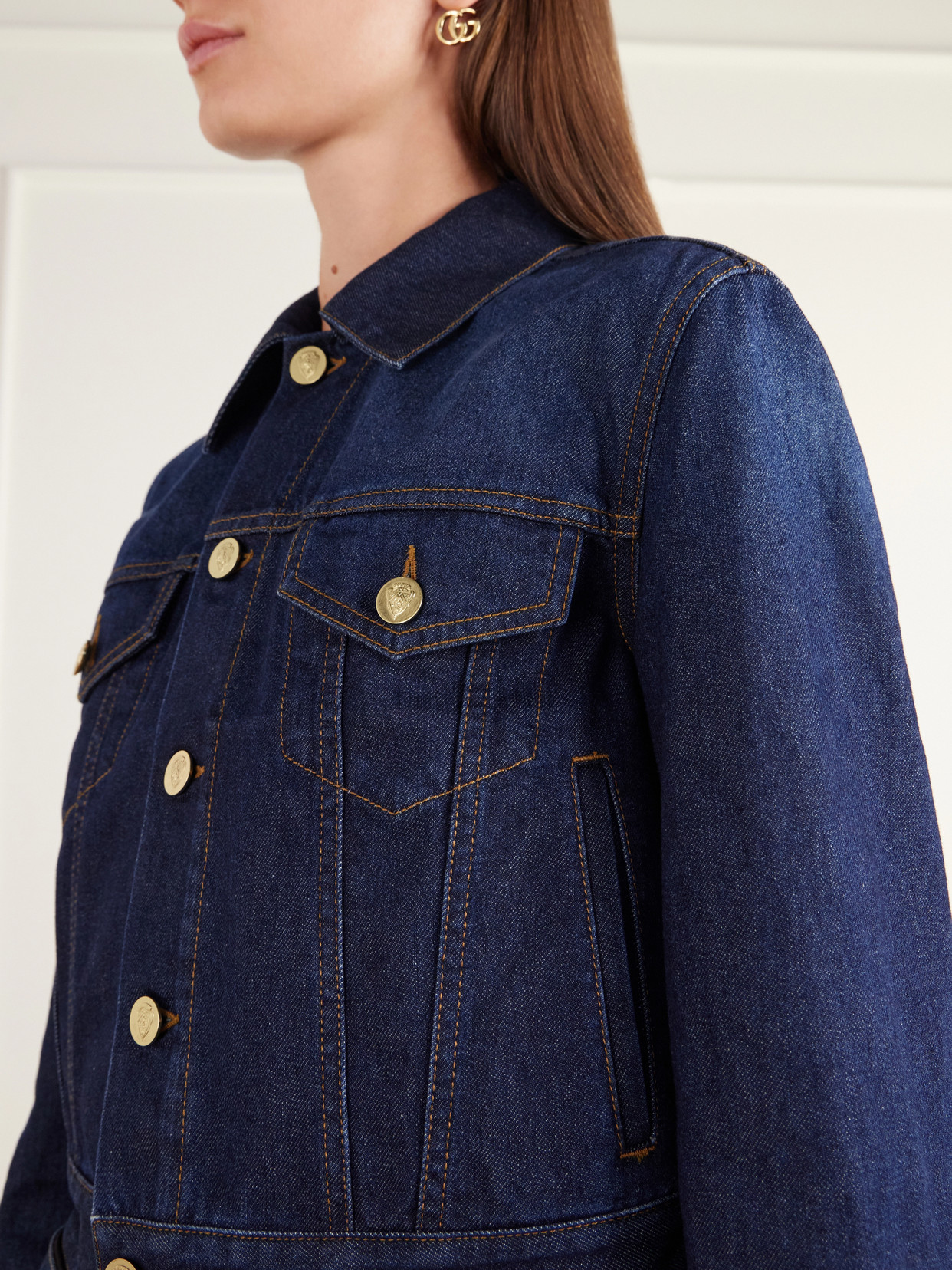Cropped Denim Jacket
